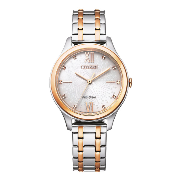 Citizen Eco Ladies' Watch in Two-Tone Stainless Steel