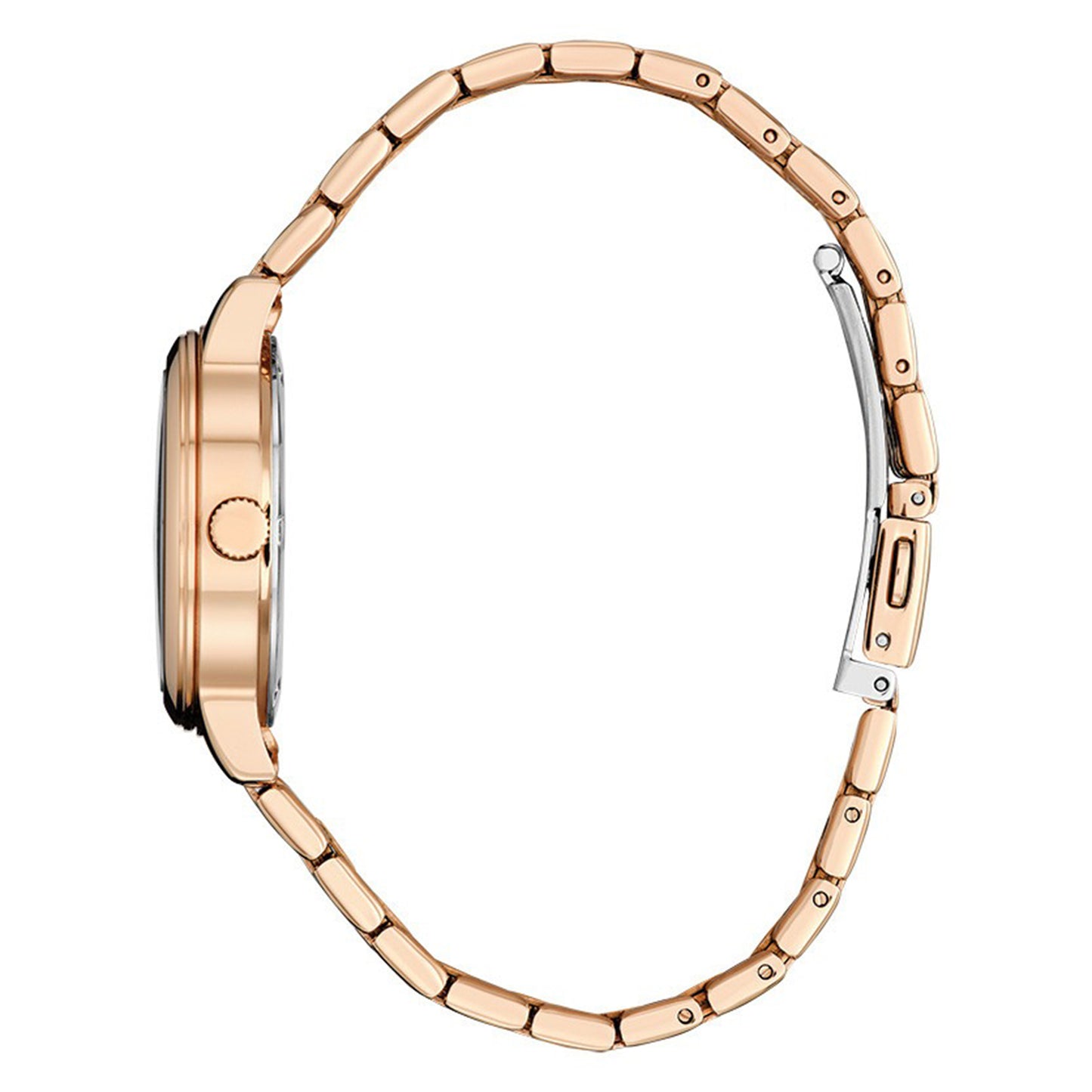 Citizen Eco Drive Women's Green Dial Stainless Steel Gold-Tone Bracelet Watch EW2623-53X