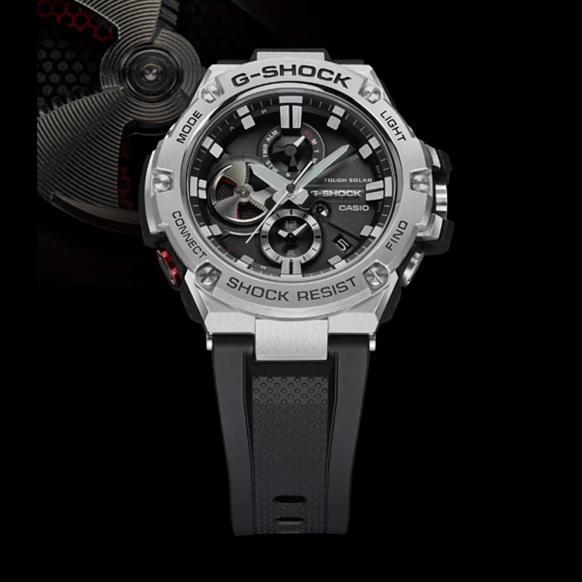Casio G-Shock G-STEEL GST-B100-1A Solar Bluetooth Men's Watch