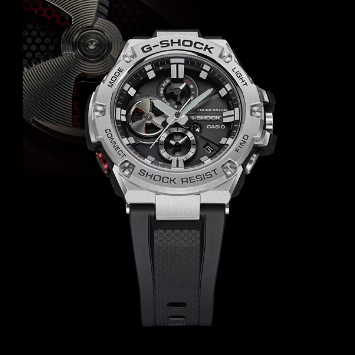 Casio G-Shock G-STEEL GST-B100-1A Solar Bluetooth Men's Watch