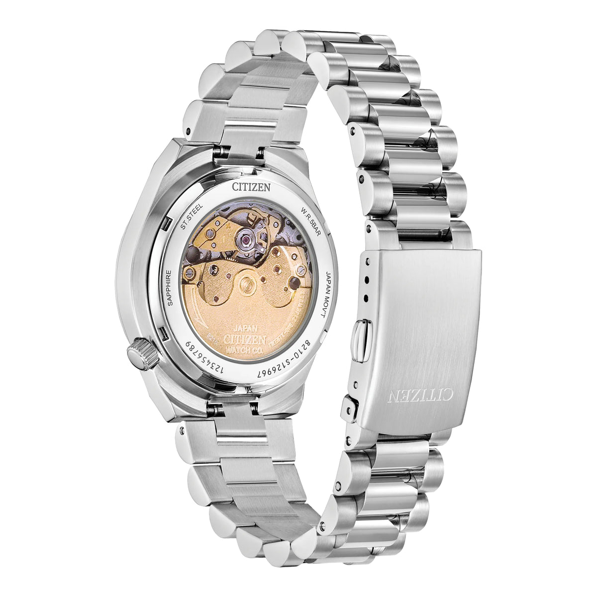Citizen Tsuyosa Men Blue Stainless Steel Watch NJ0200-50M