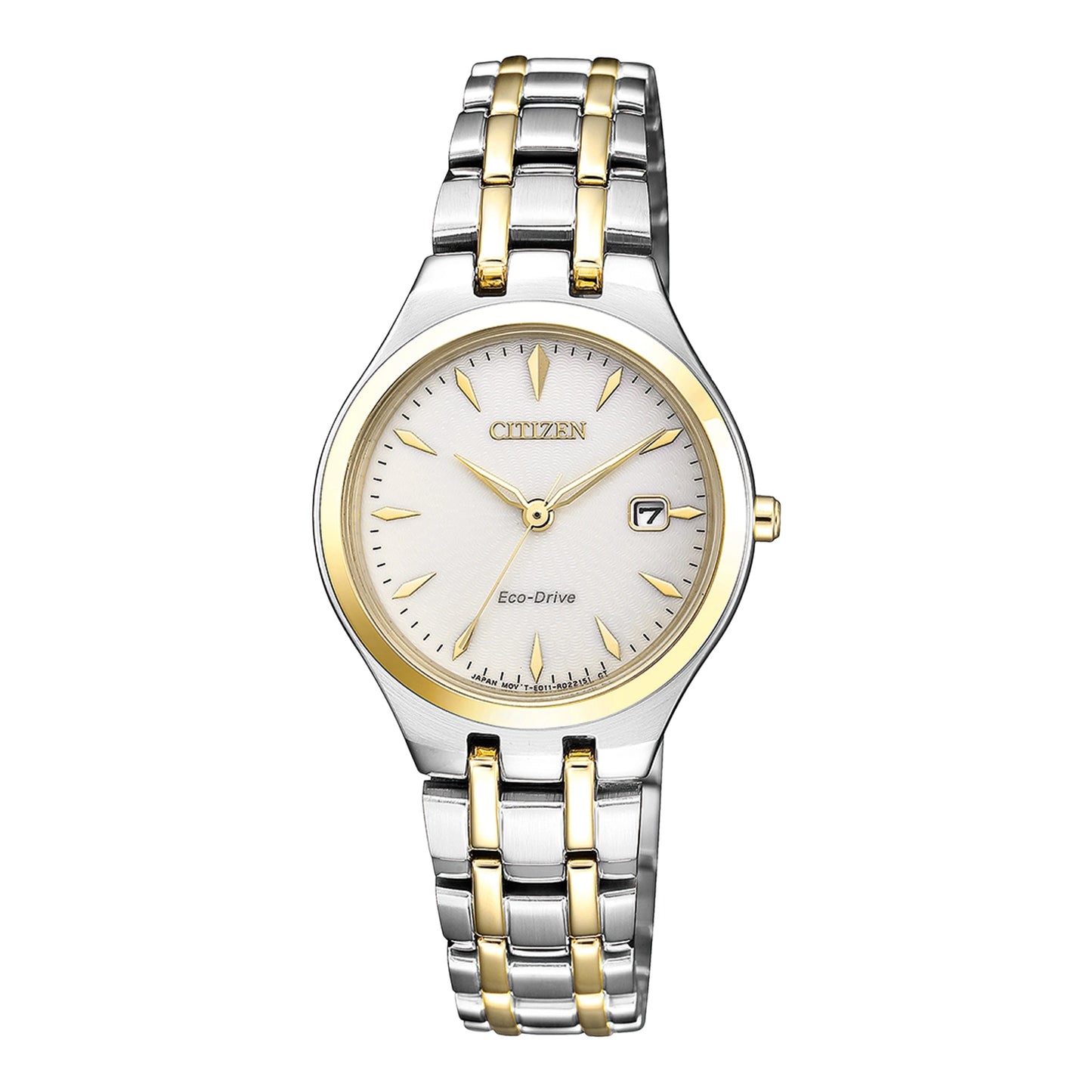 WOMENS citizen eco drive two tone watch