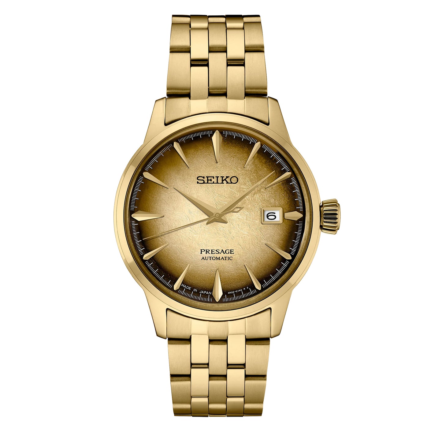 Men's Seiko Presage Cocktail Time Gold