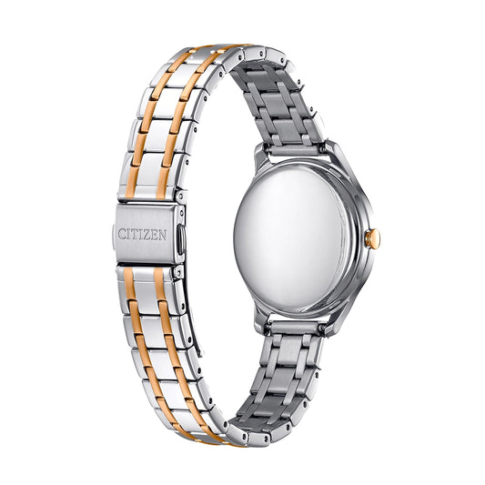 Citizen Eco Ladies' Watch in Two-Tone Stainless Steel