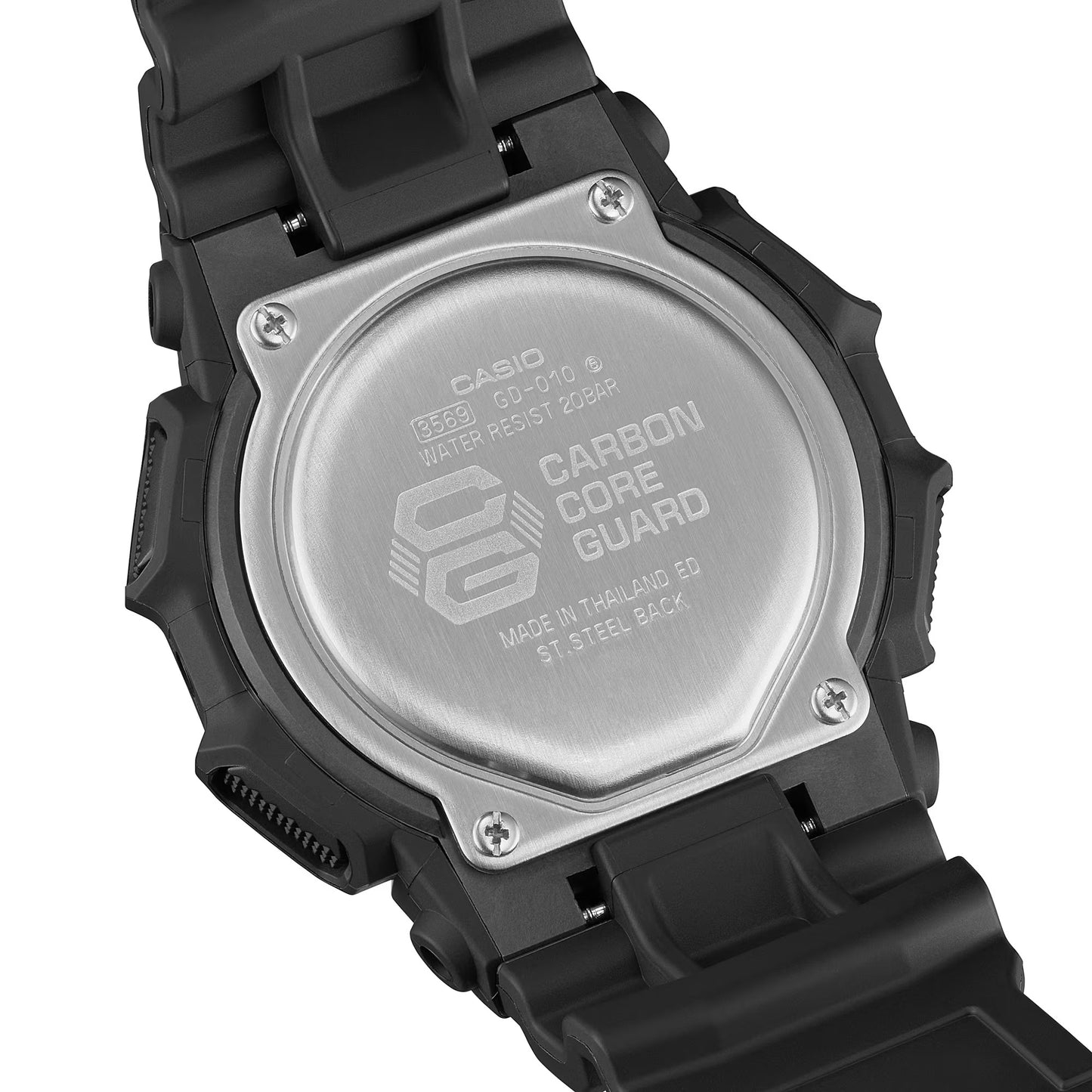 Casio G-SHOCK Digital GD-010 Series Mens Watch Grey 55mm GD-010-1CR
