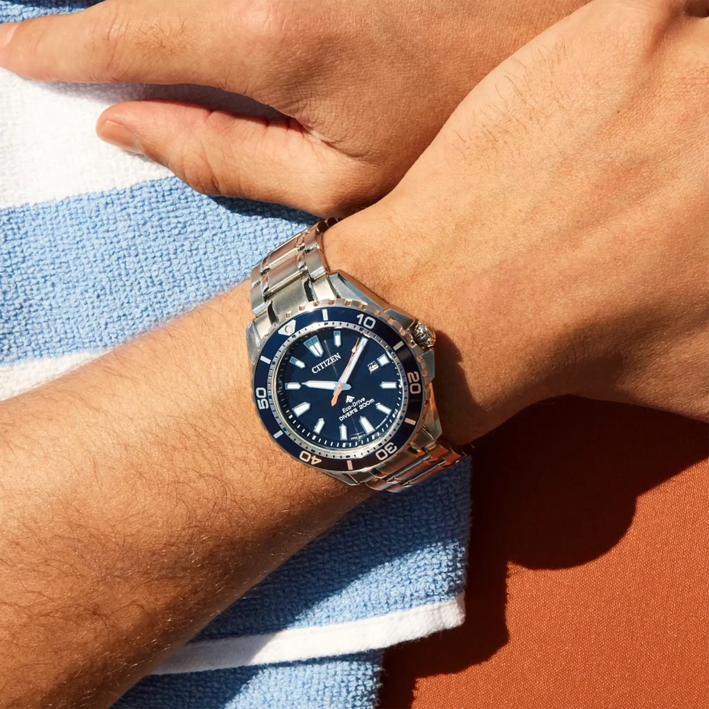Citizen Promaster Diver Eco-Drive Blue Dial Stainless Steel Watch
