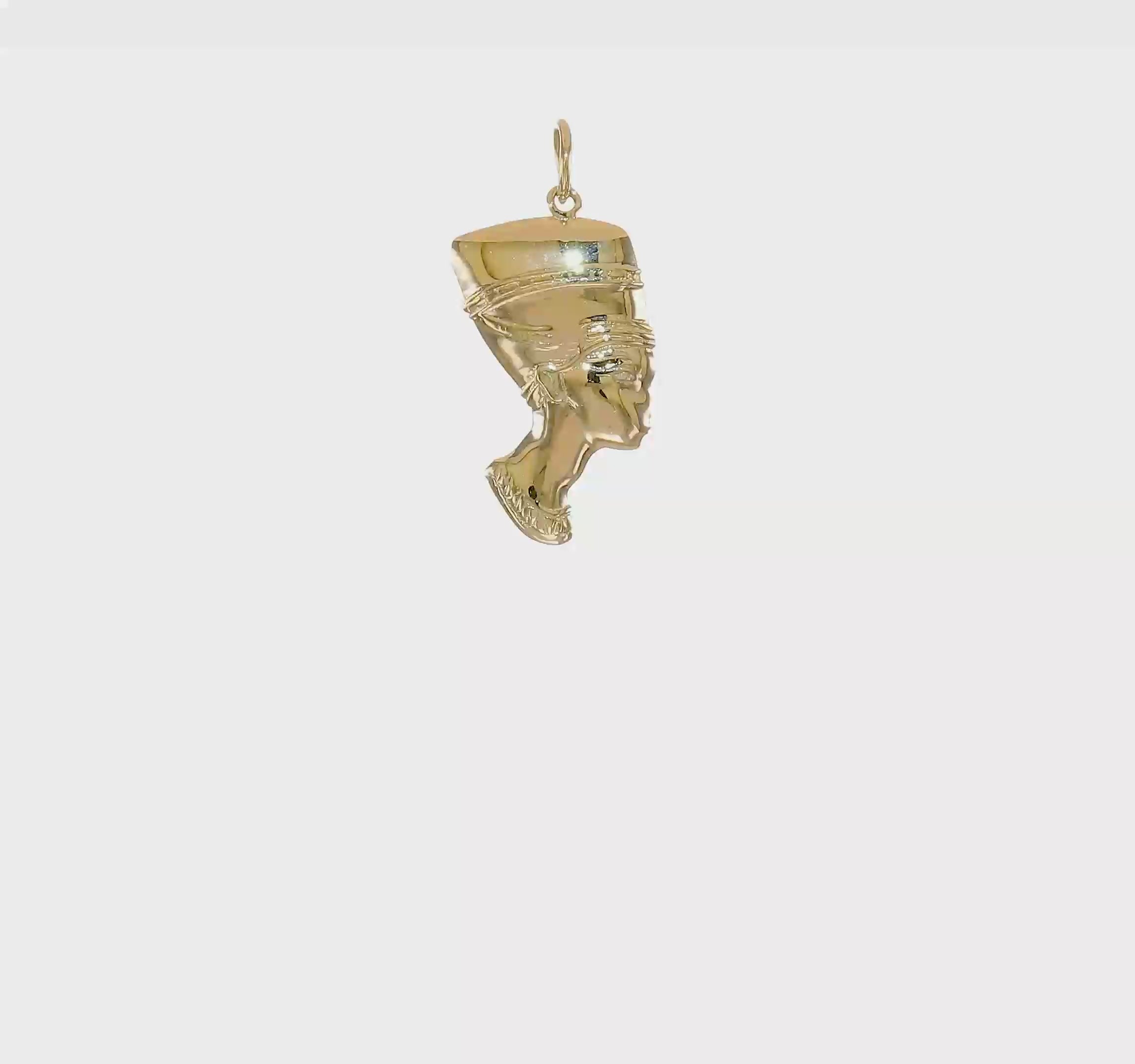 10kt Yellow Gold Nefertiti Charm
