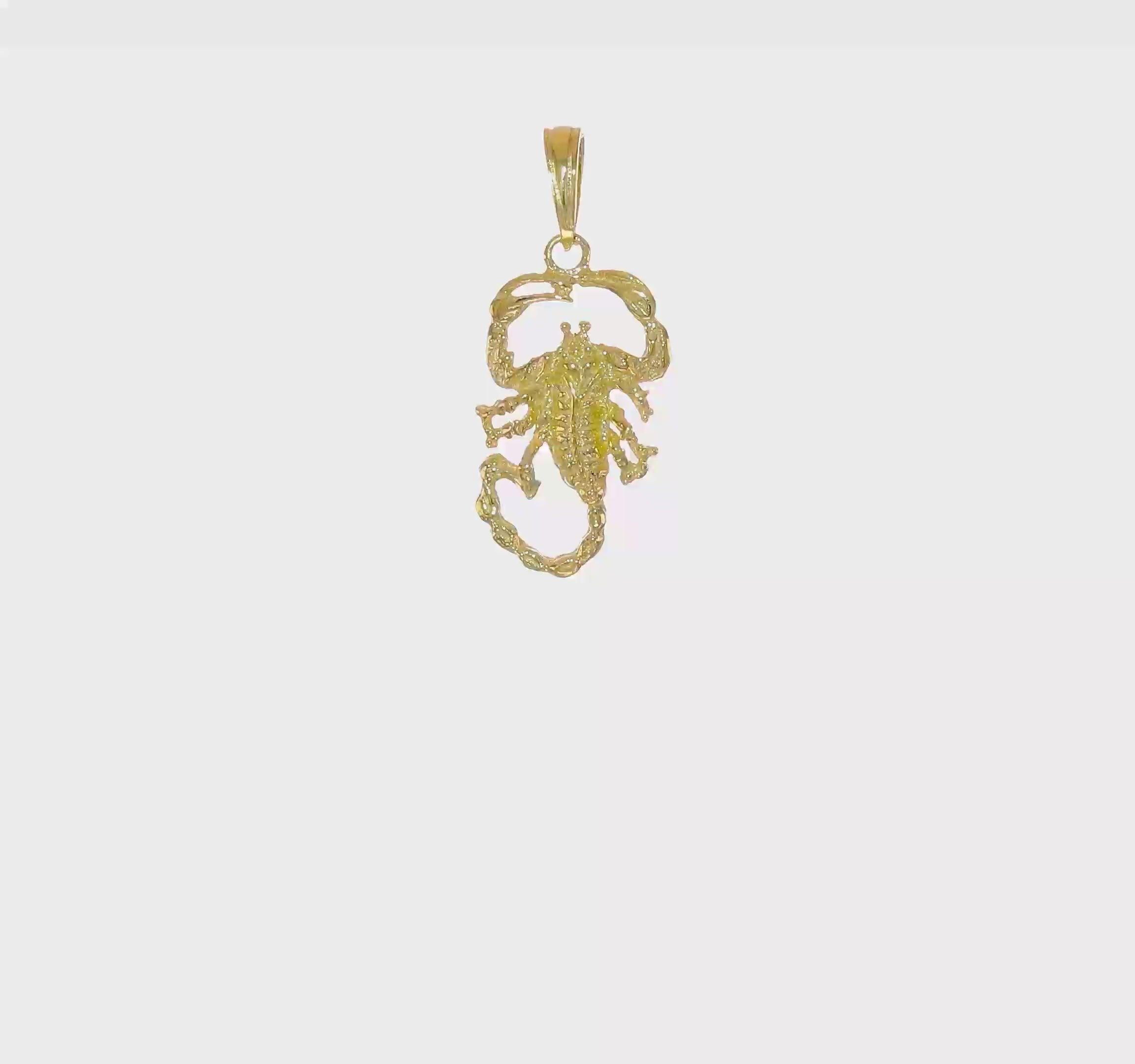 10kt Yellow Gold Scorpion Charm