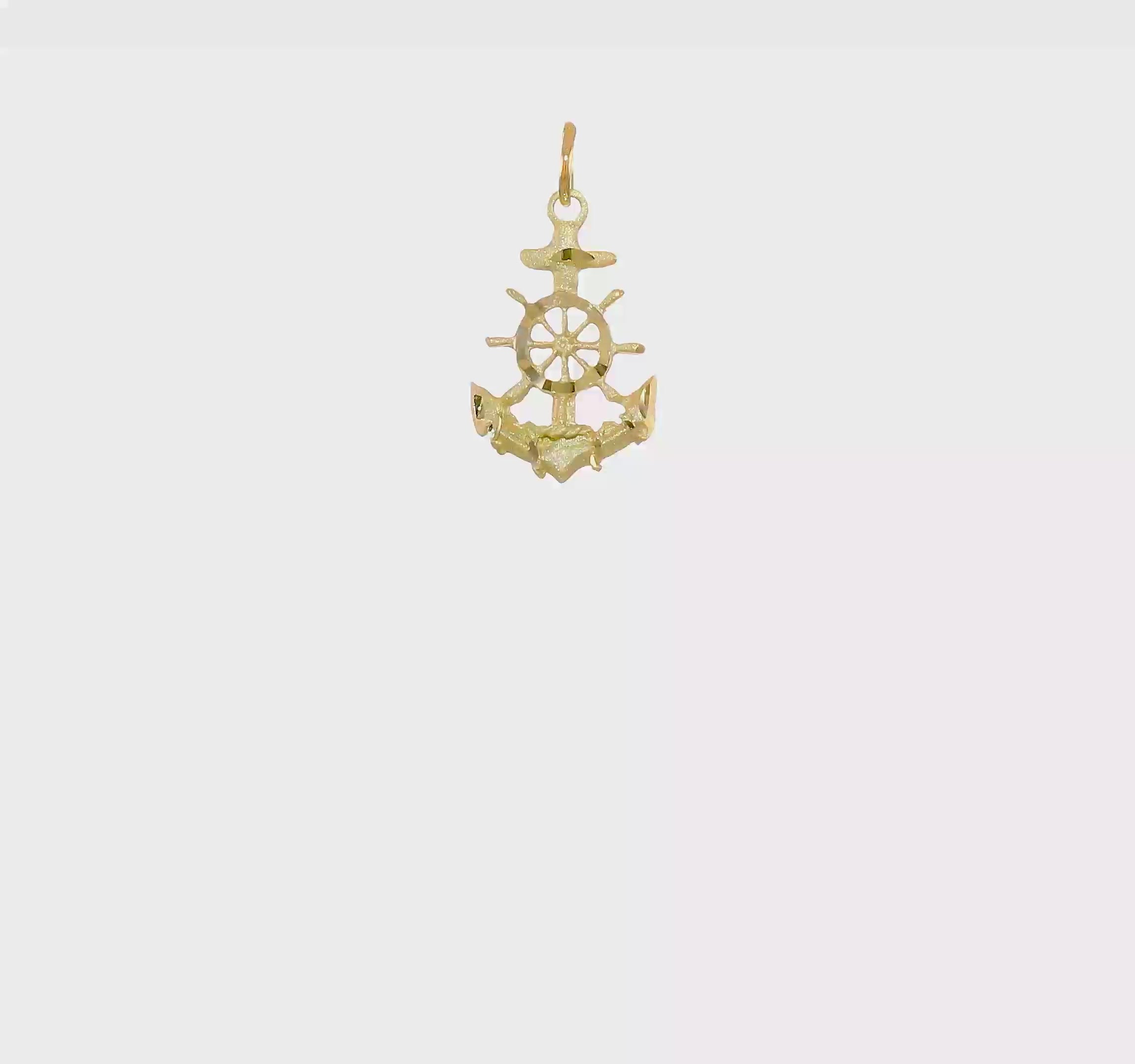 10kt Yellow Gold Anchor Charm