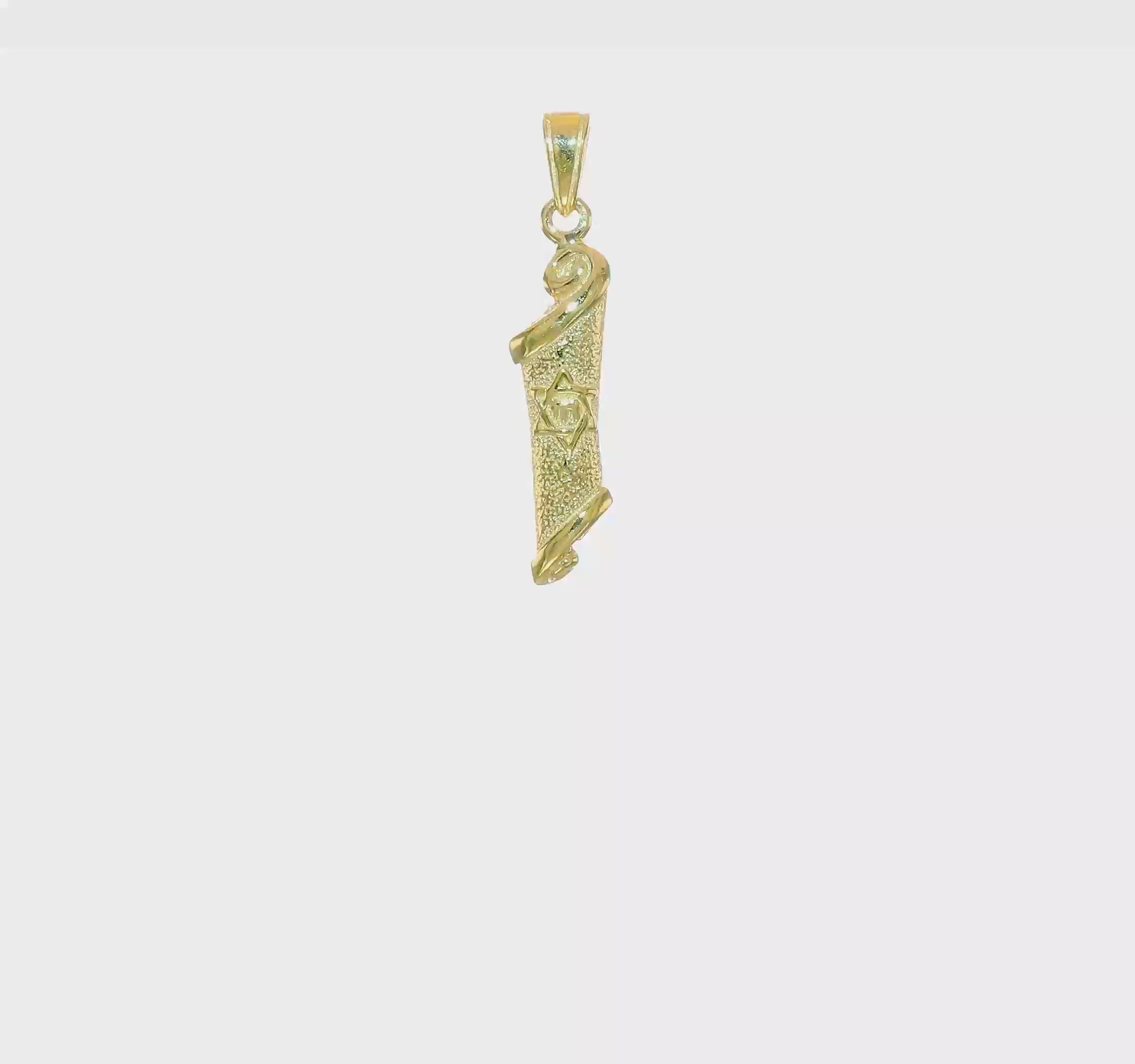 10kt Yellow Gold Polished Butterflies Charm Holder