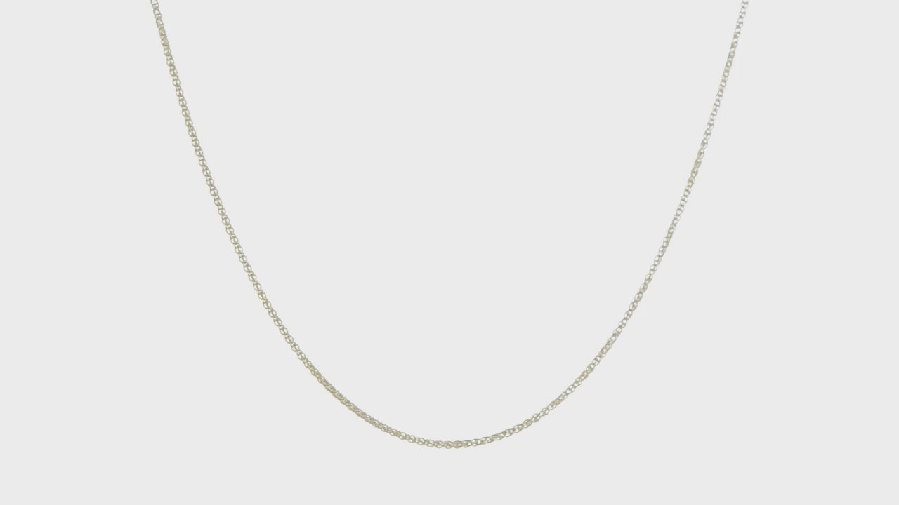 14KT Yellow Gold 1.2mm Spiga Chain