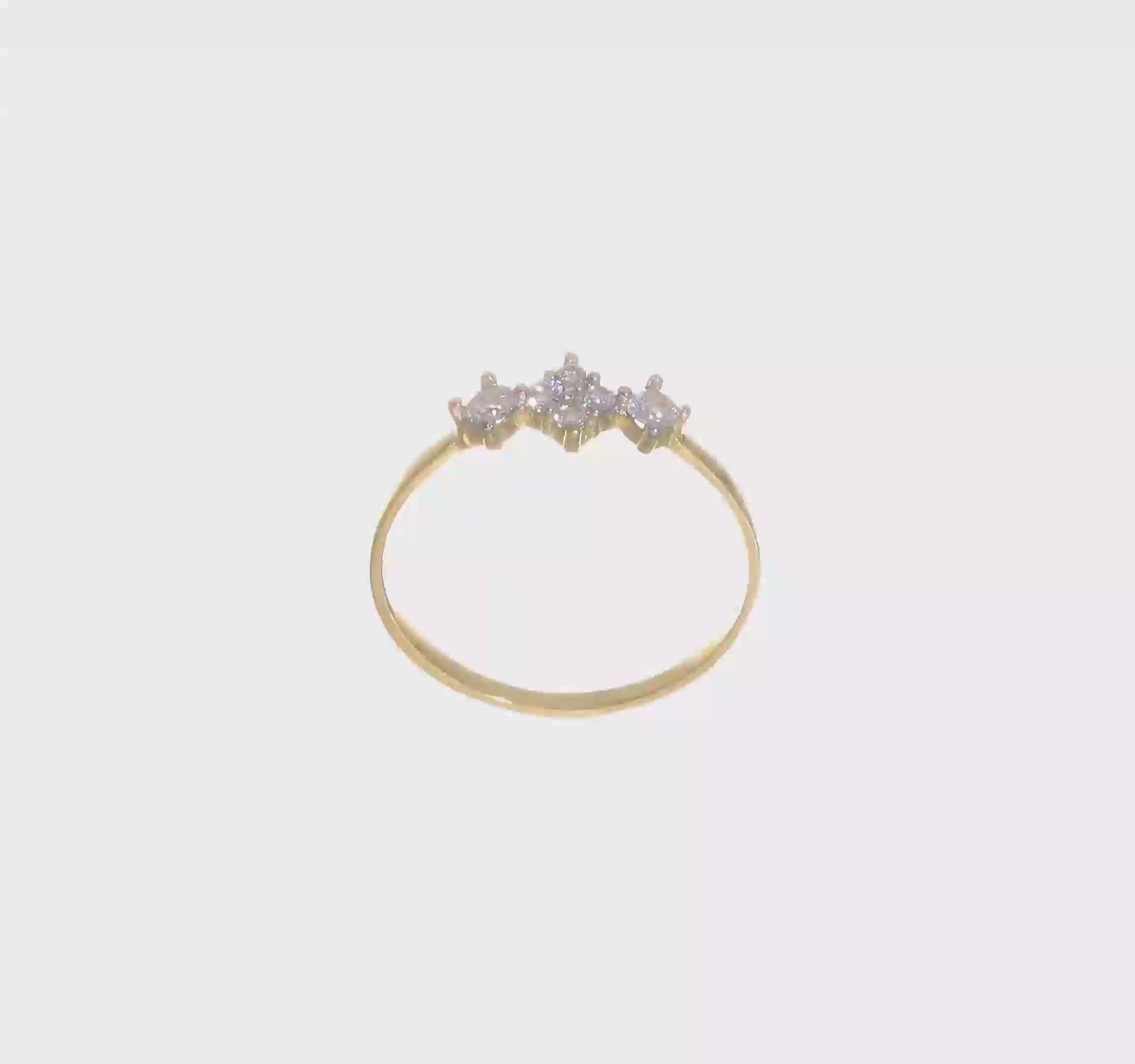 10kt Yellow Gold CZ Ring