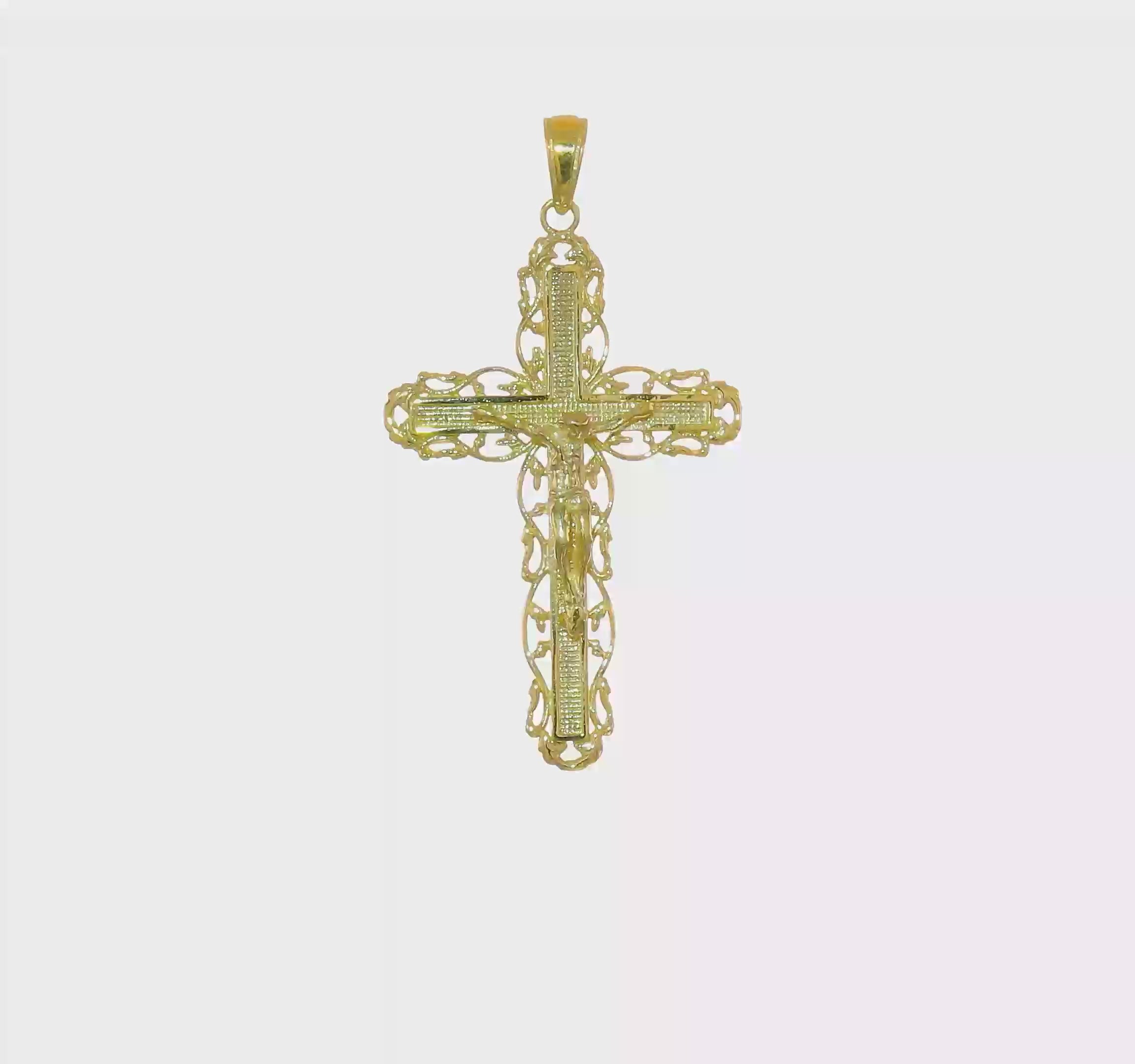 10kt Yellow Gold Crucifix Pendant