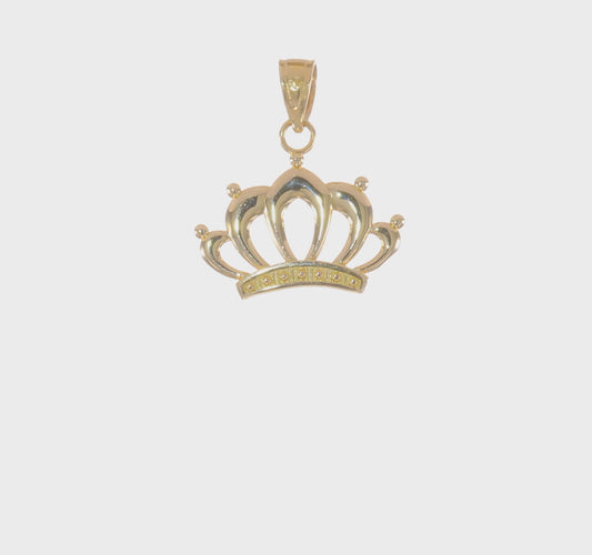 10kt Yellow Gold Crown Charm