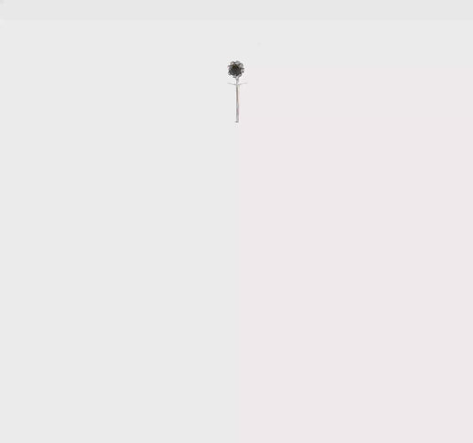 10kt White Gold 1.5mm Set Of 3 CZ Nose Studs