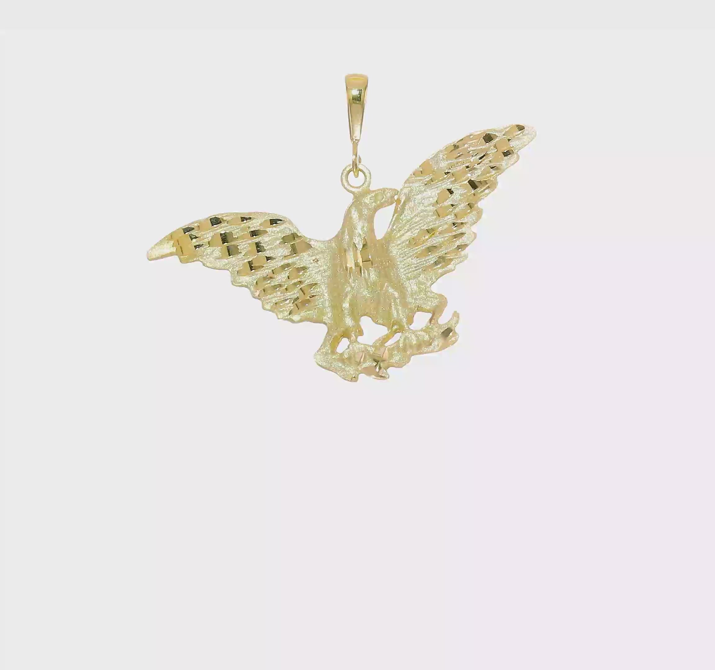 10kt Yellow Gold Eagle Charm