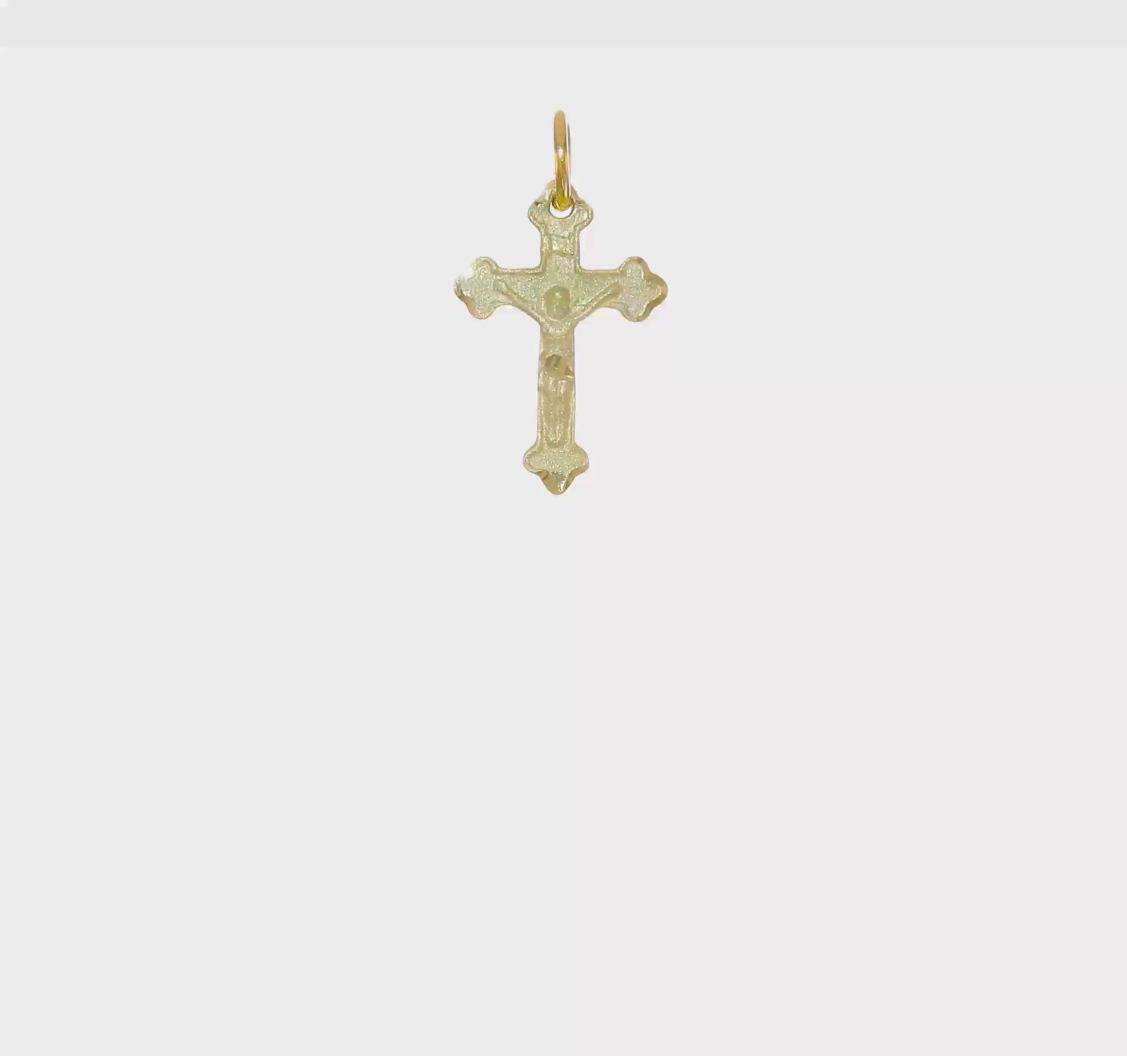 10kt Yellow Gold Crucifix Charm