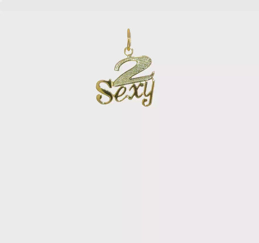 10kt Yellow Gold Talking - 2 SEXY Charm