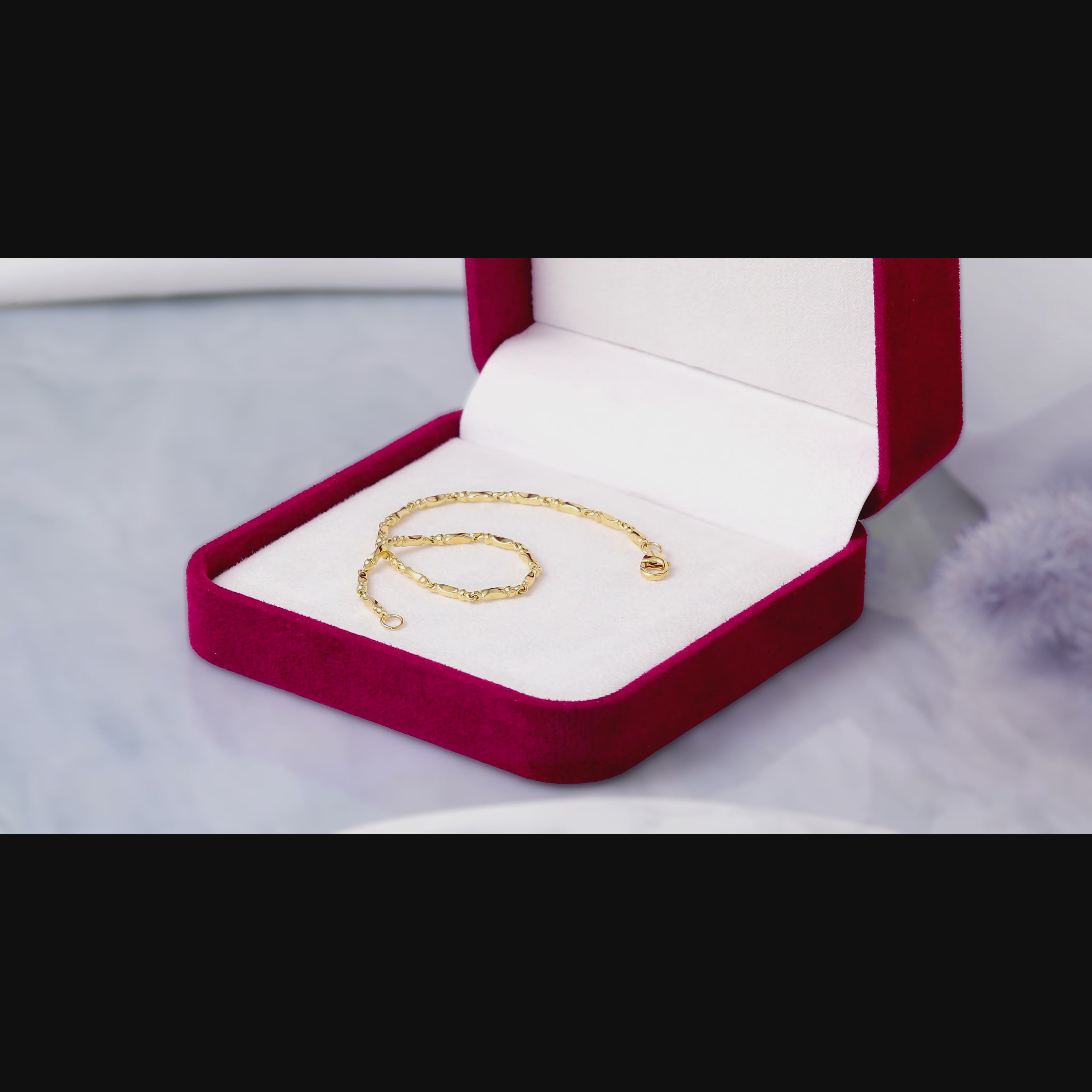 Leslie's 10KT Polished Fancy Link Bracelet