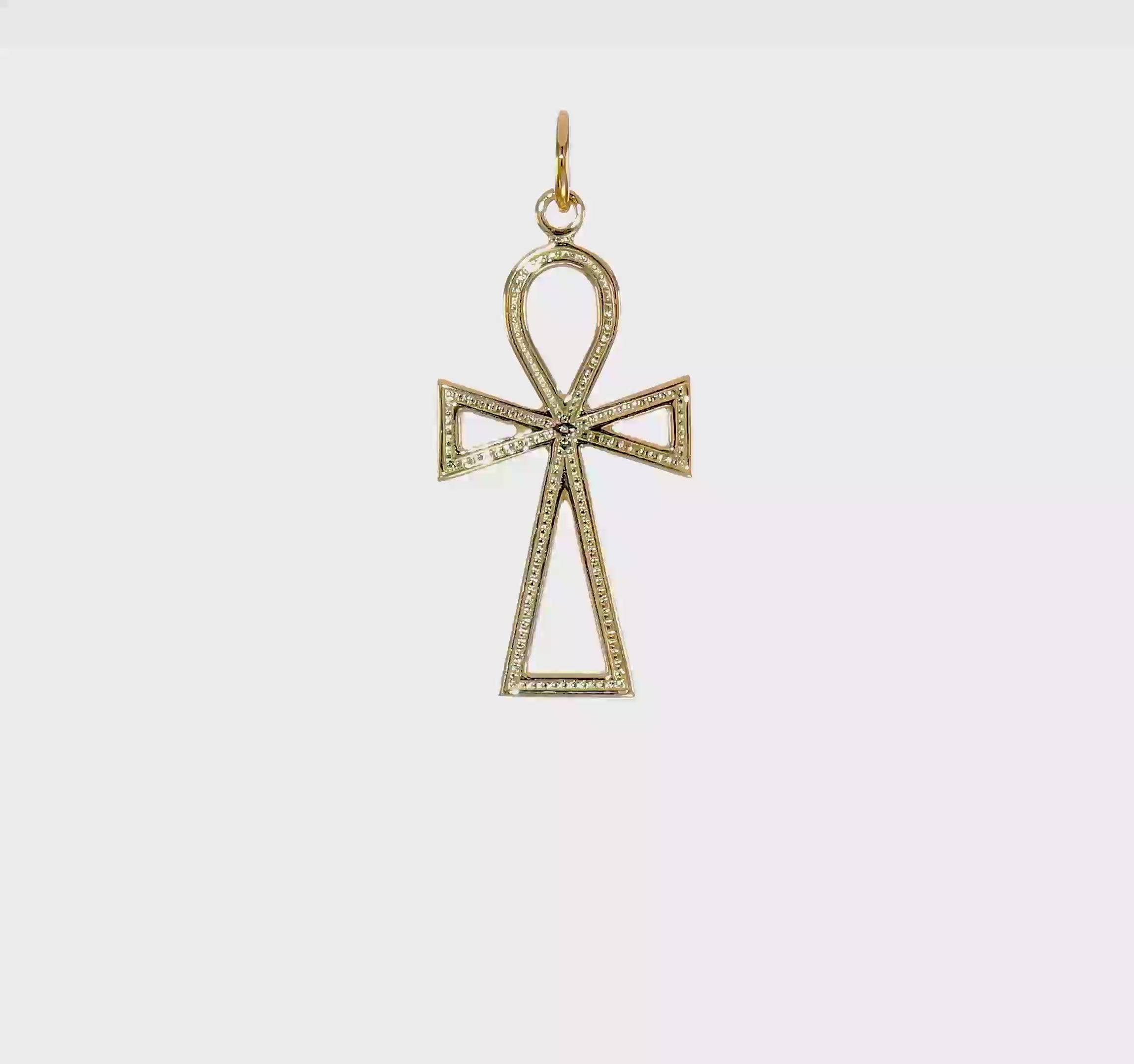 10kt Yellow Gold Ankh Cross Charm