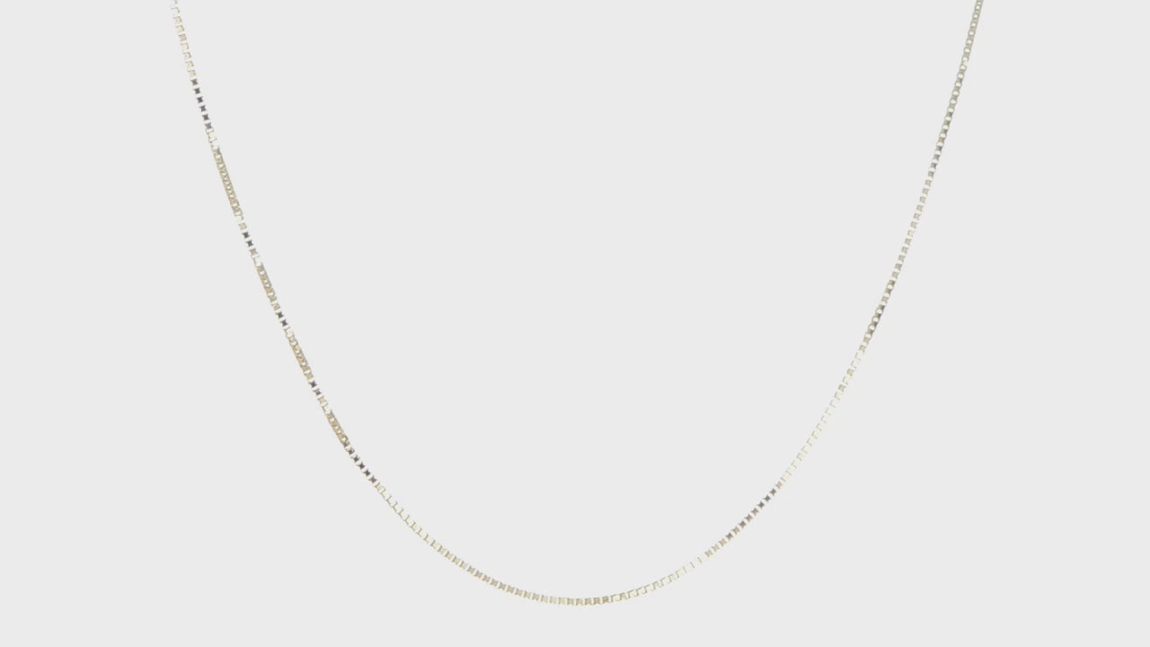14KT Yellow Gold .9mm Box Chain
