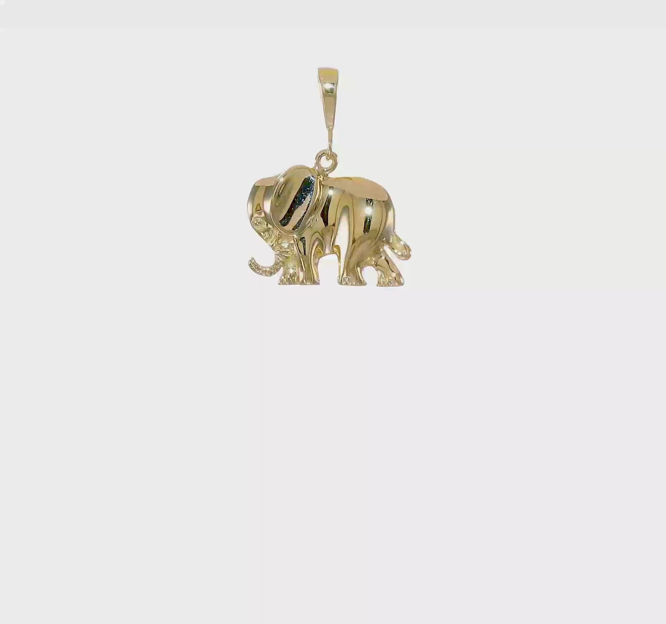 10kt Yellow Gold Elephant Charm