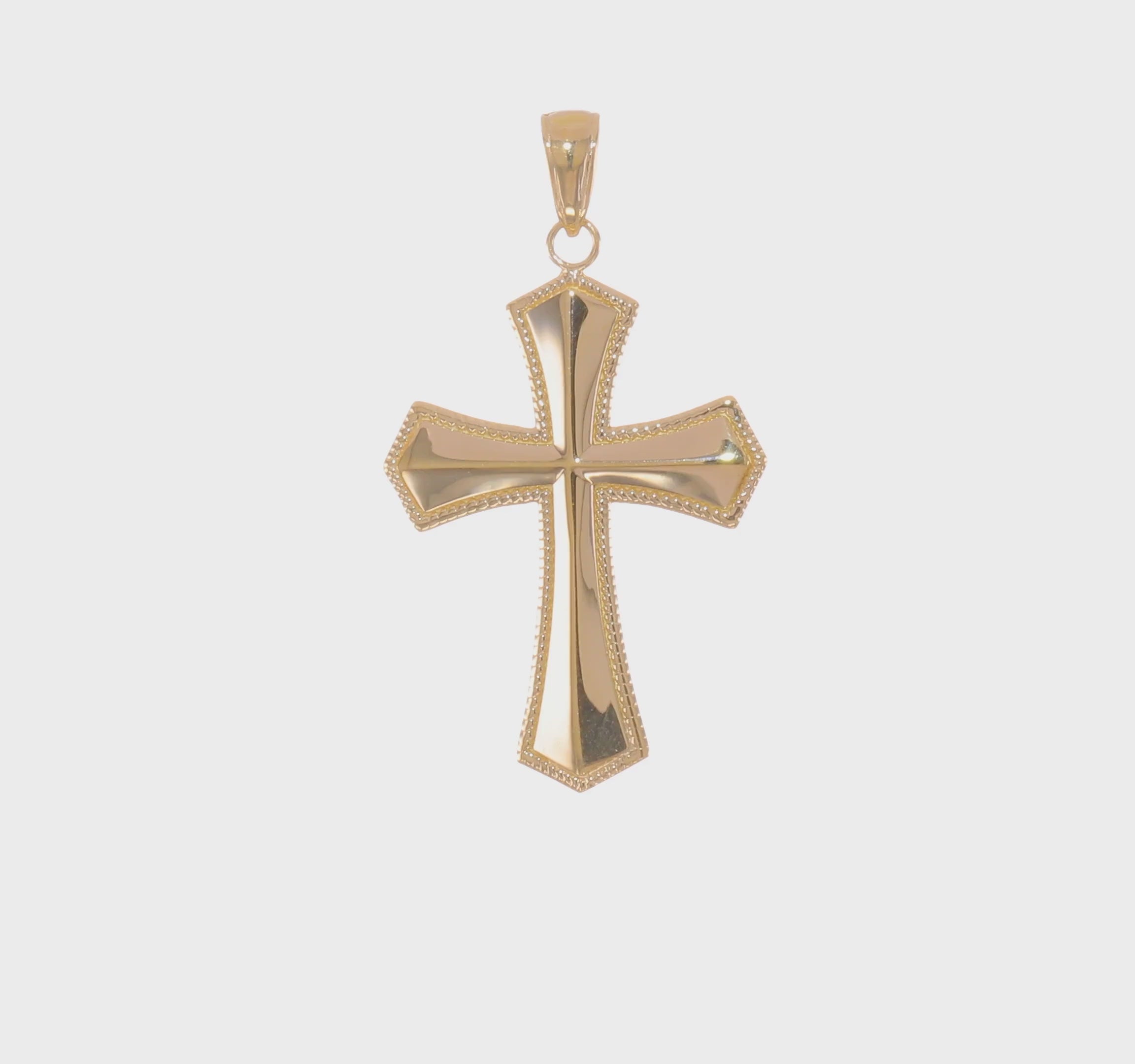 14kt Yellow Gold Passion Cross Pendant