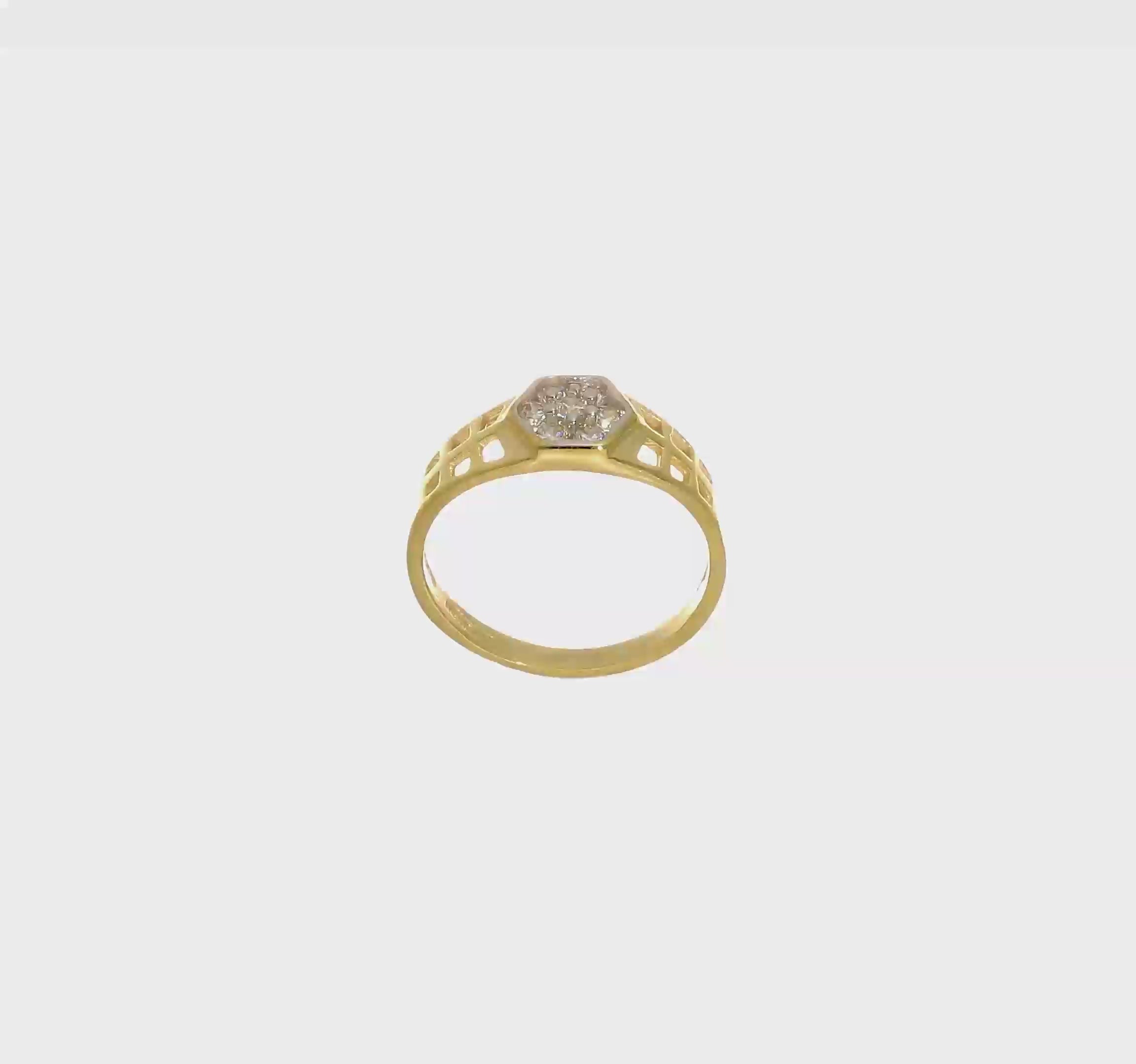 10kt Yellow Gold CZ Child's Ring