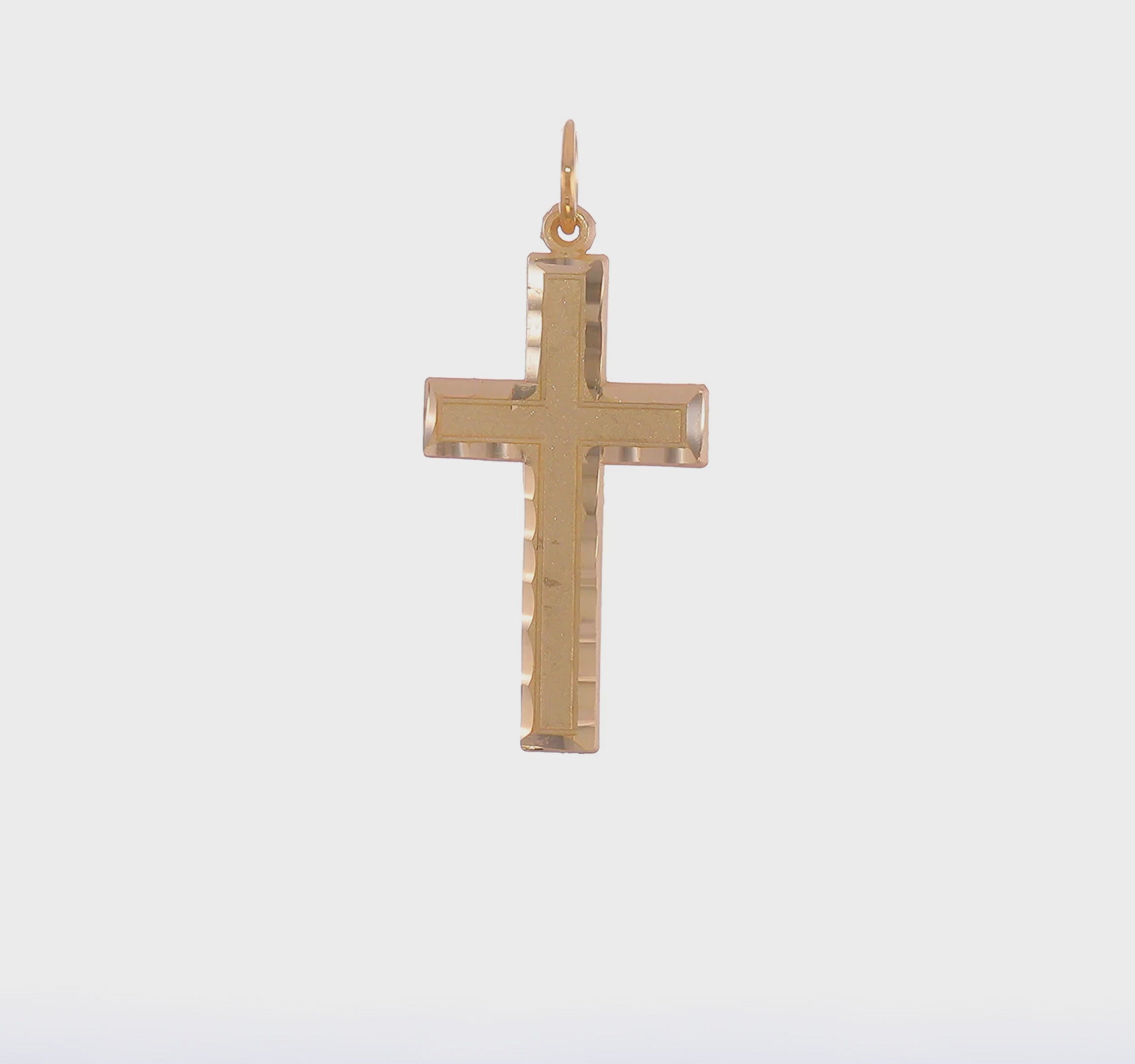 10kt Yellow Gold Cross Charm