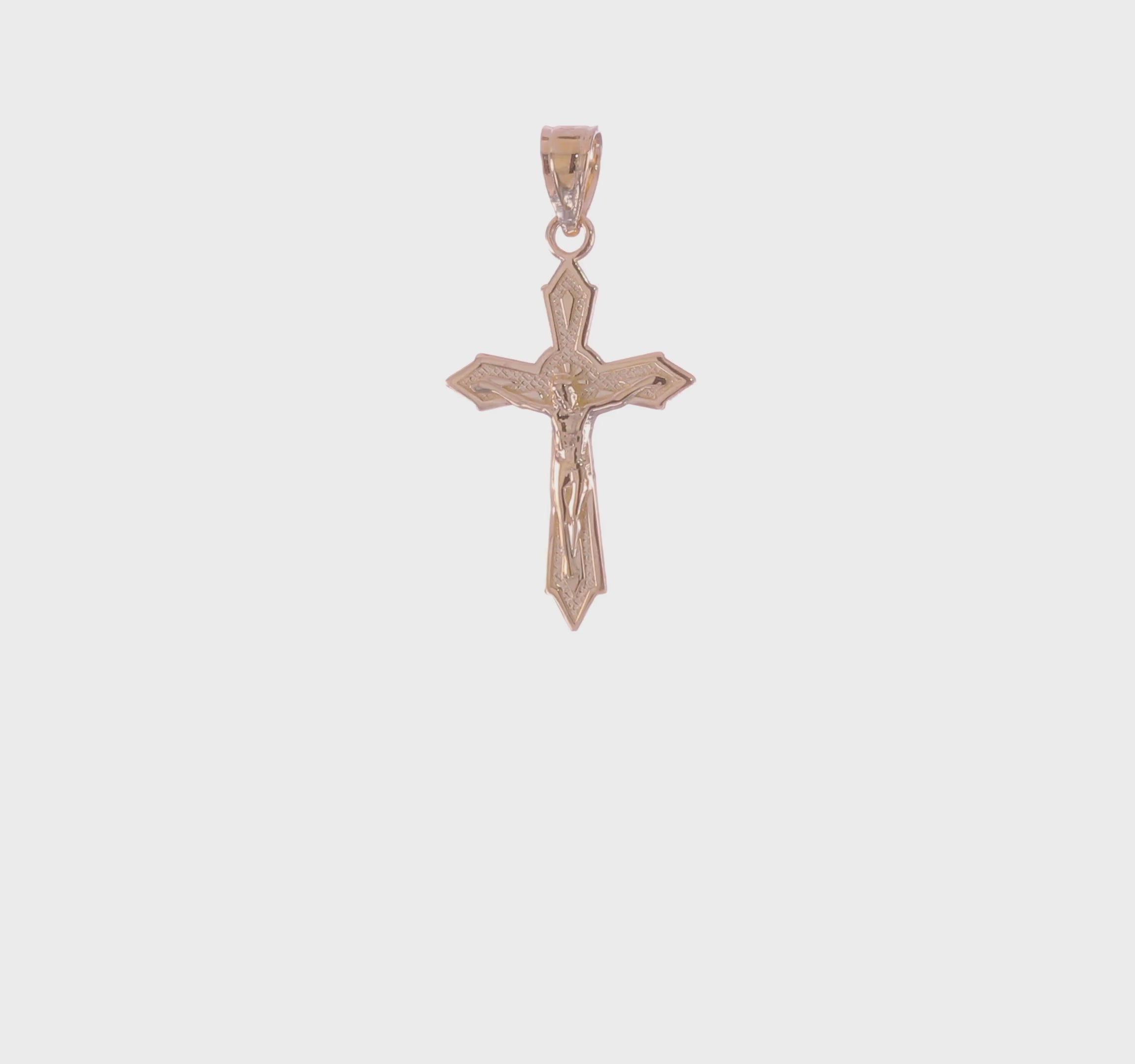 10kt Yellow Gold Crucifix Pendant