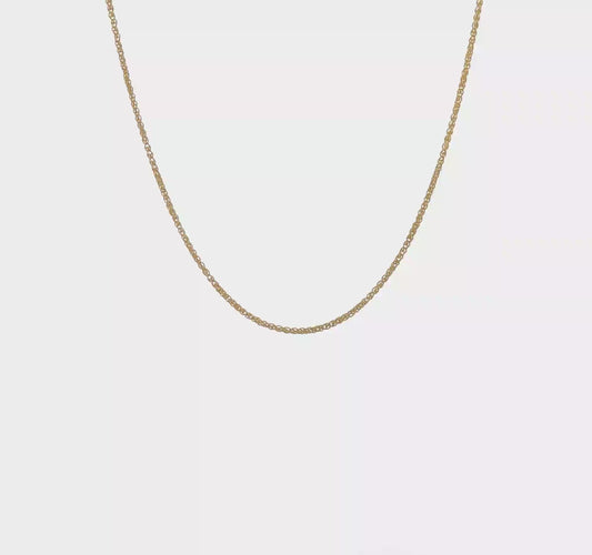 14kt Yellow Gold 1.65mm Spiga Chain