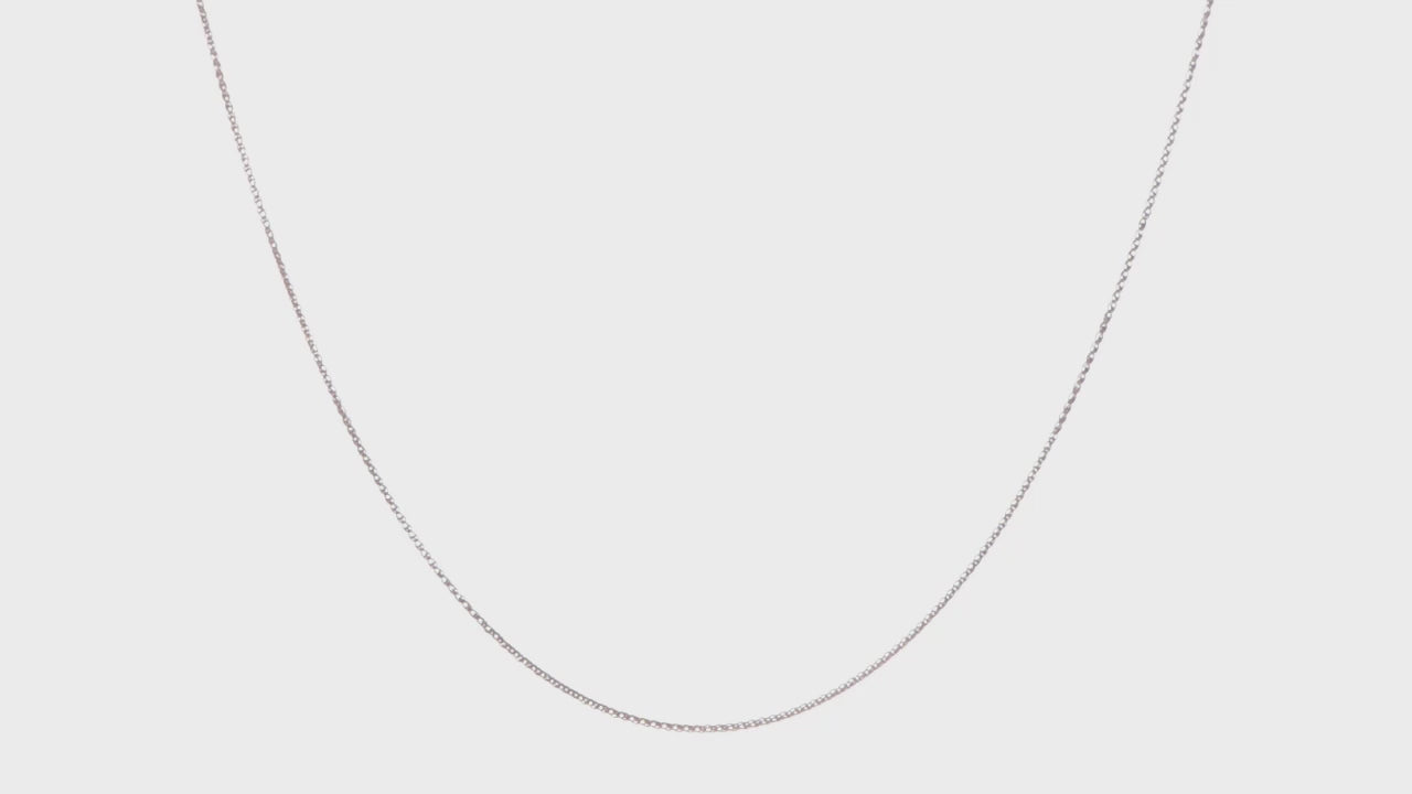 14KT Rose Gold .8mm Spiga Chain