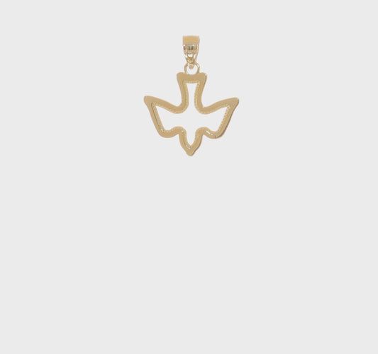 10kt Yellow Gold Dove Charm