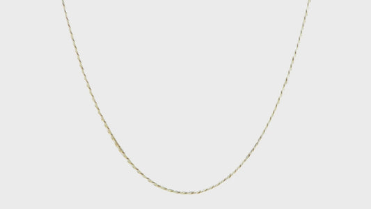 14kt Yellow Gold 3.9mm Flat Beveled Curb Chain