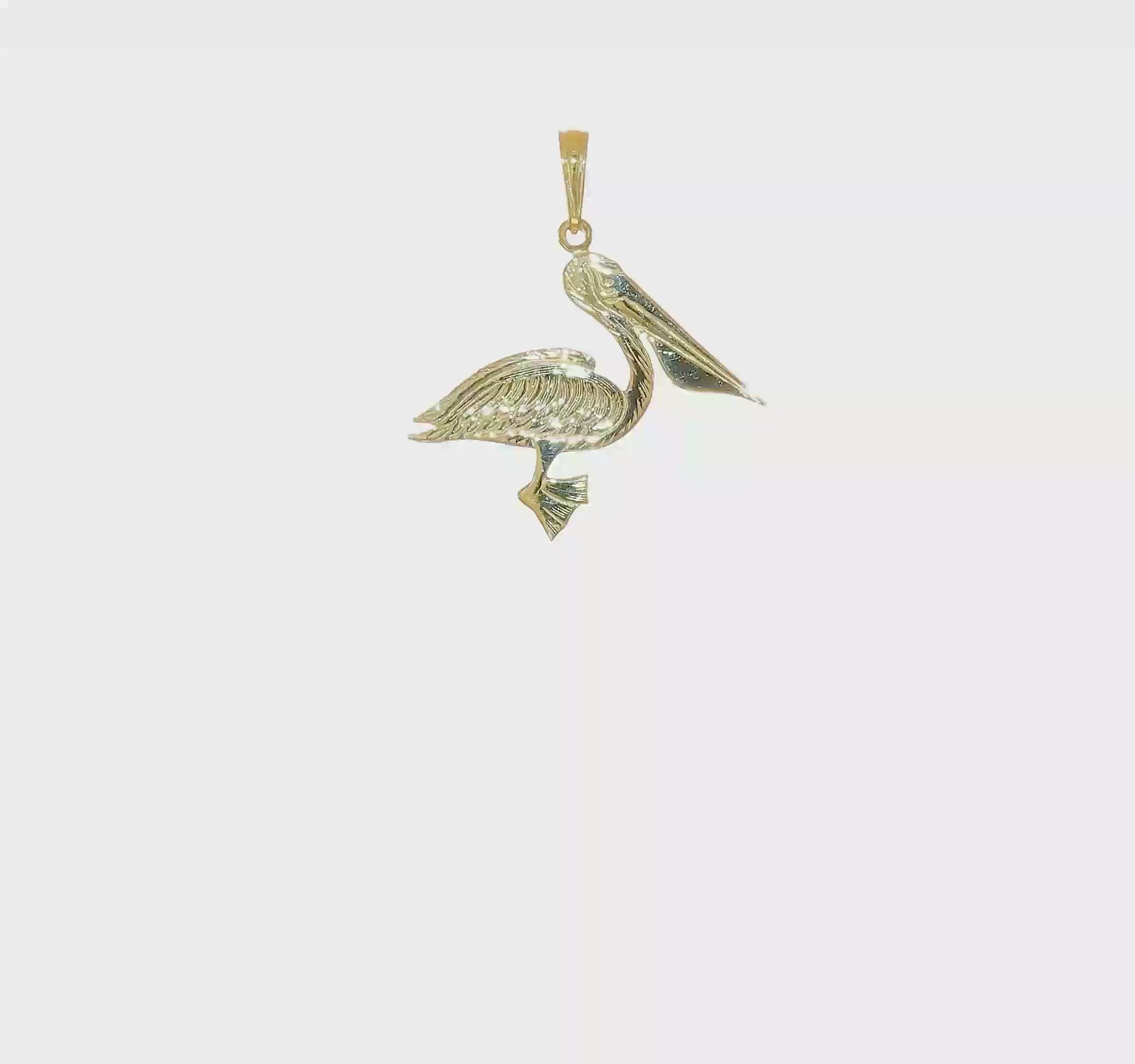 10kt Yellow Gold Pelican Pendant