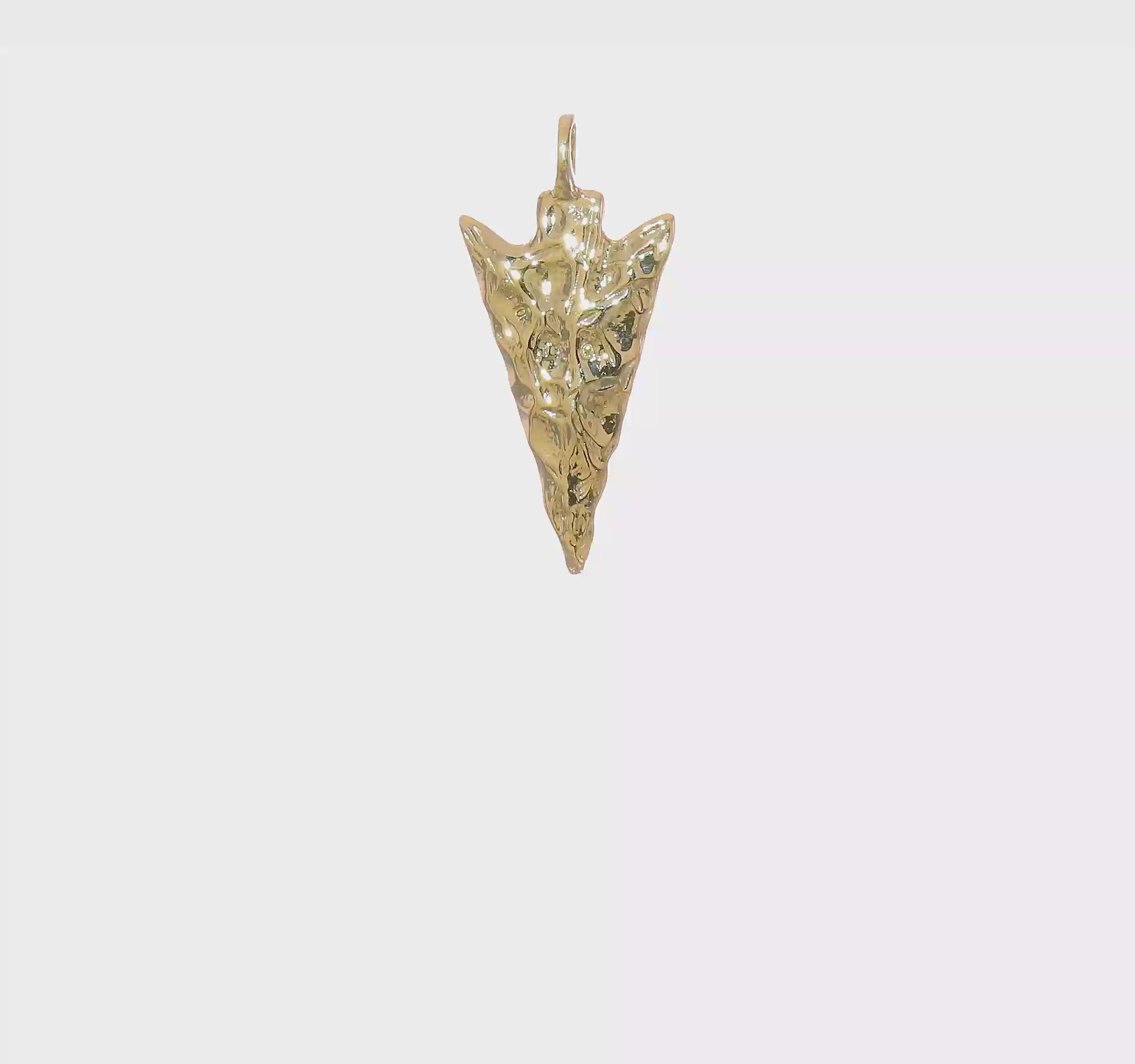 10kt Yellow Gold Arrow Head Charm