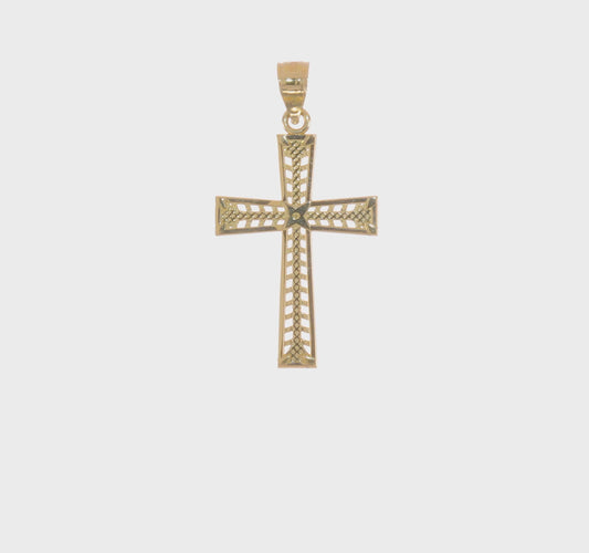10kt Yellow Gold Cross Pendant