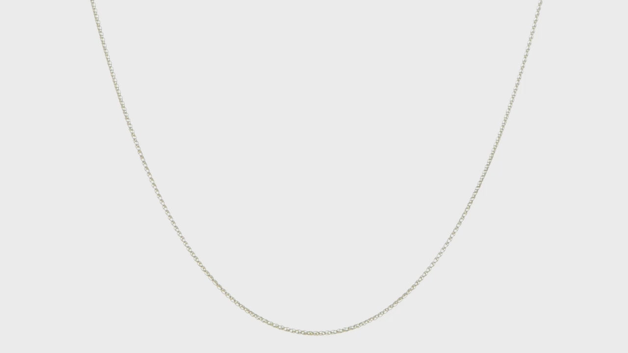 14kt Yellow Gold 1.0mm Spiga Chain