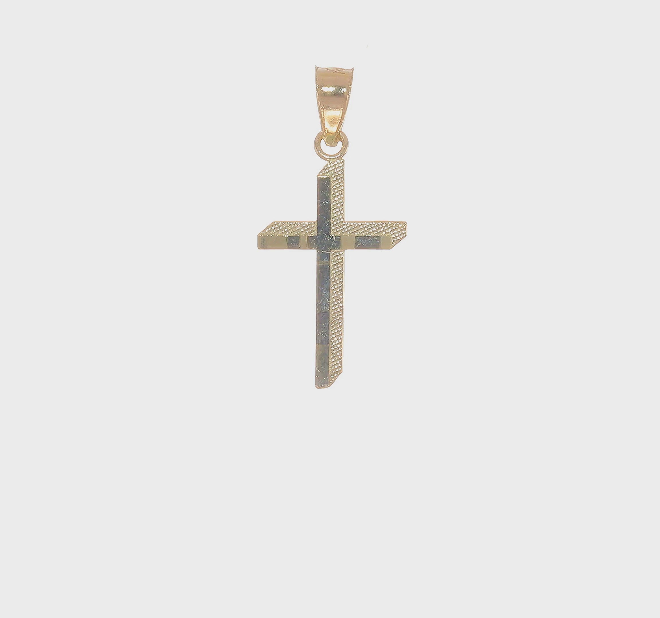 10kt Yellow Gold Cross Pendant