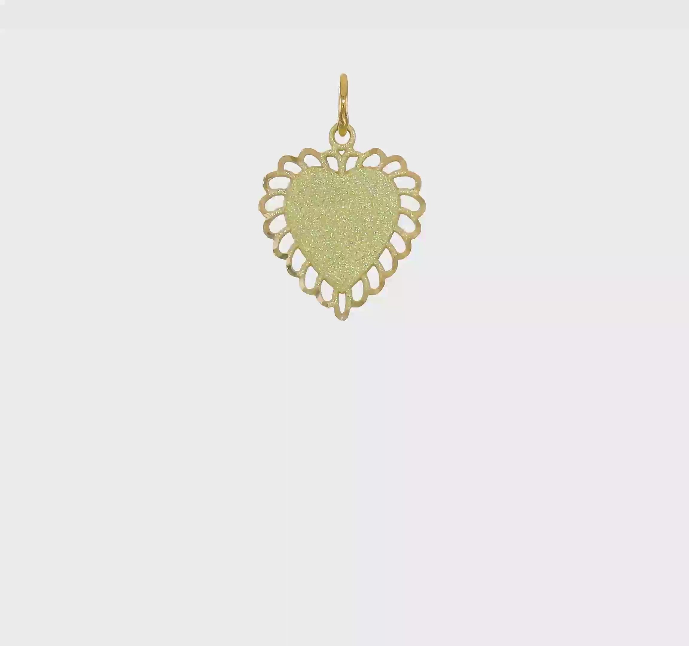 10kt Yellow Gold Heart Charm