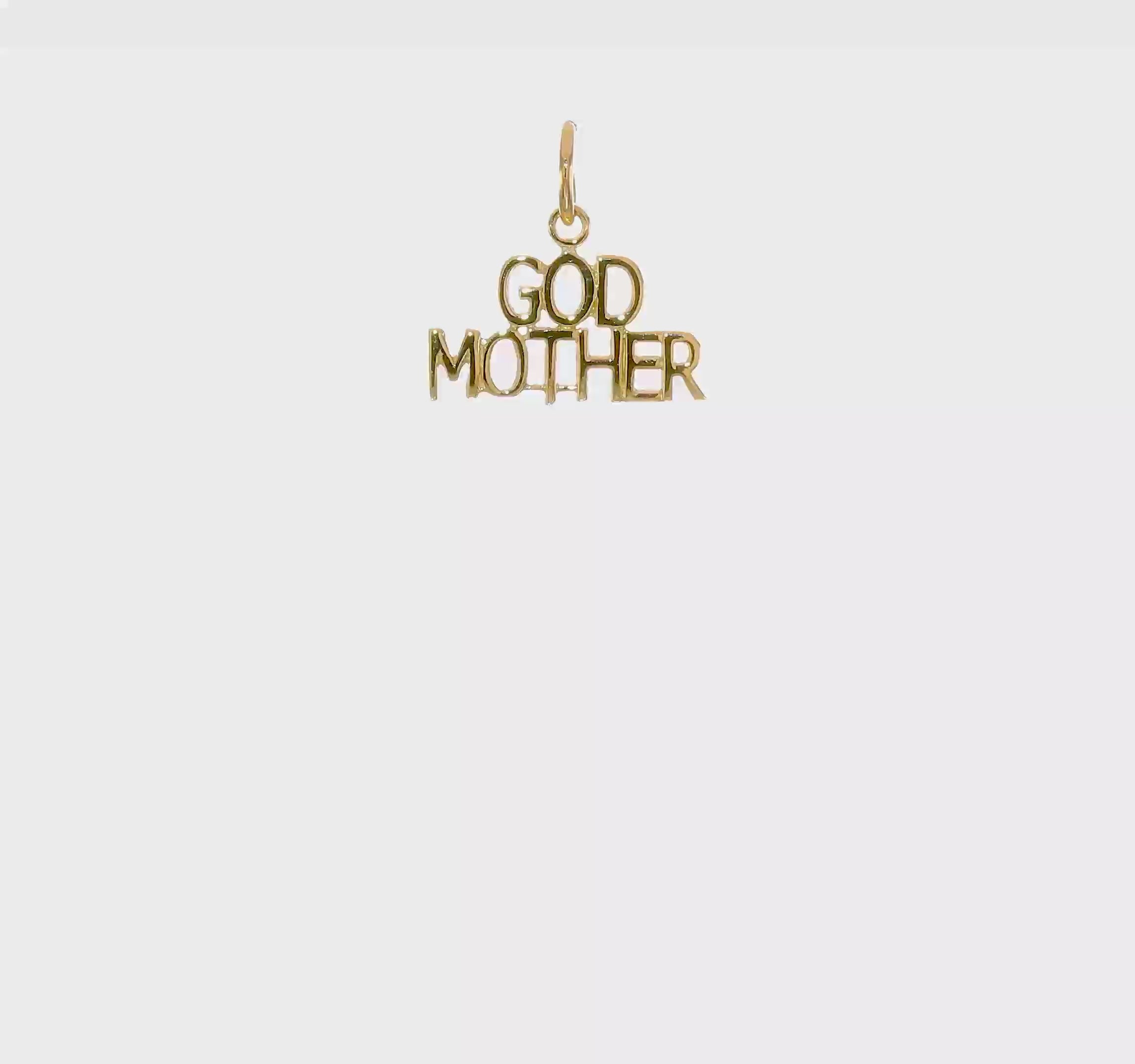 10KT Yellow Gold GODMOTHER Charm