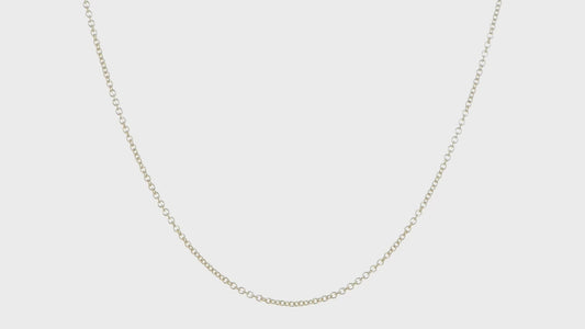 14kt Yellow Gold 1.6mm Round Cable Chain