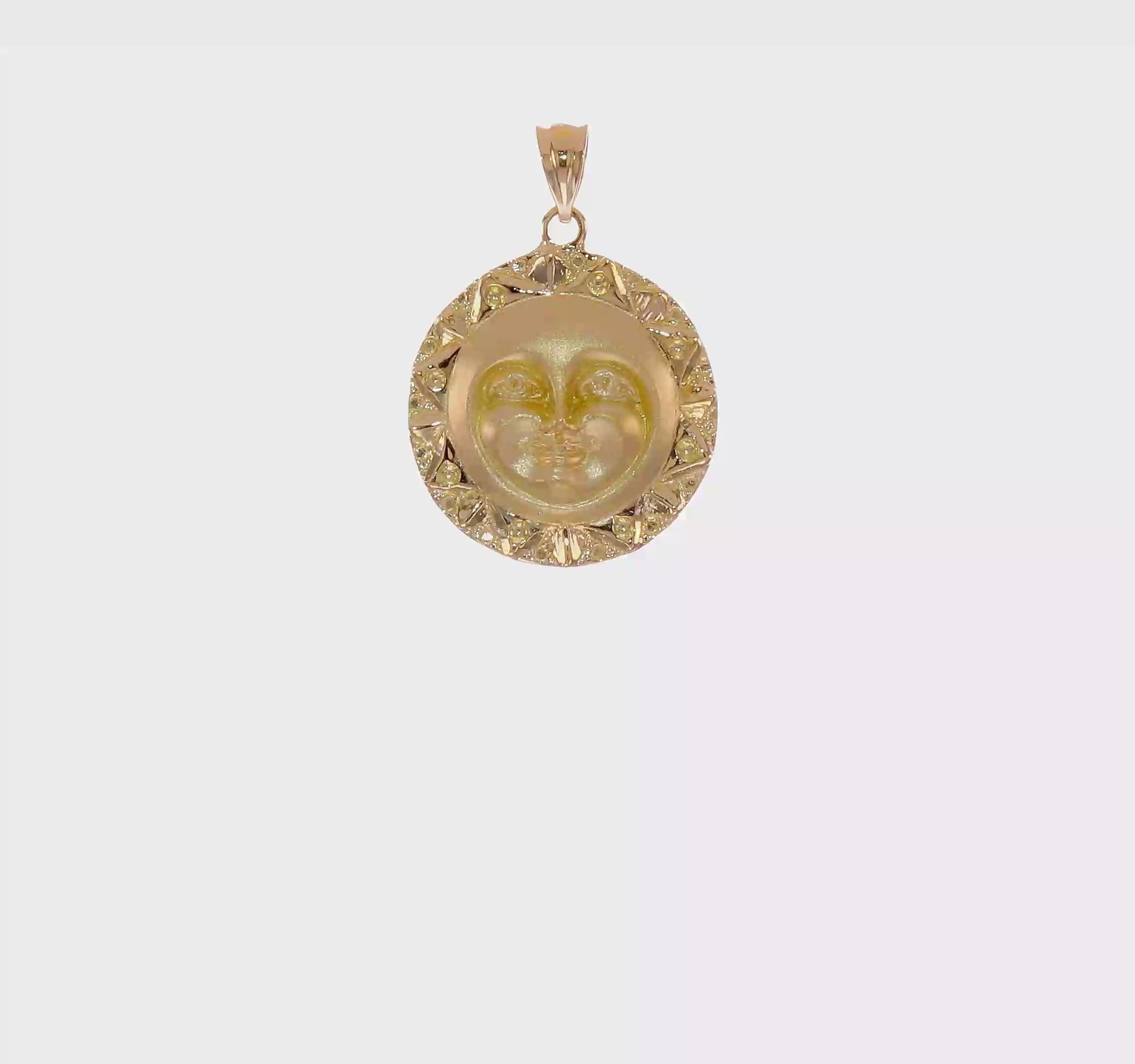14kt Yellow Gold Sun Charm