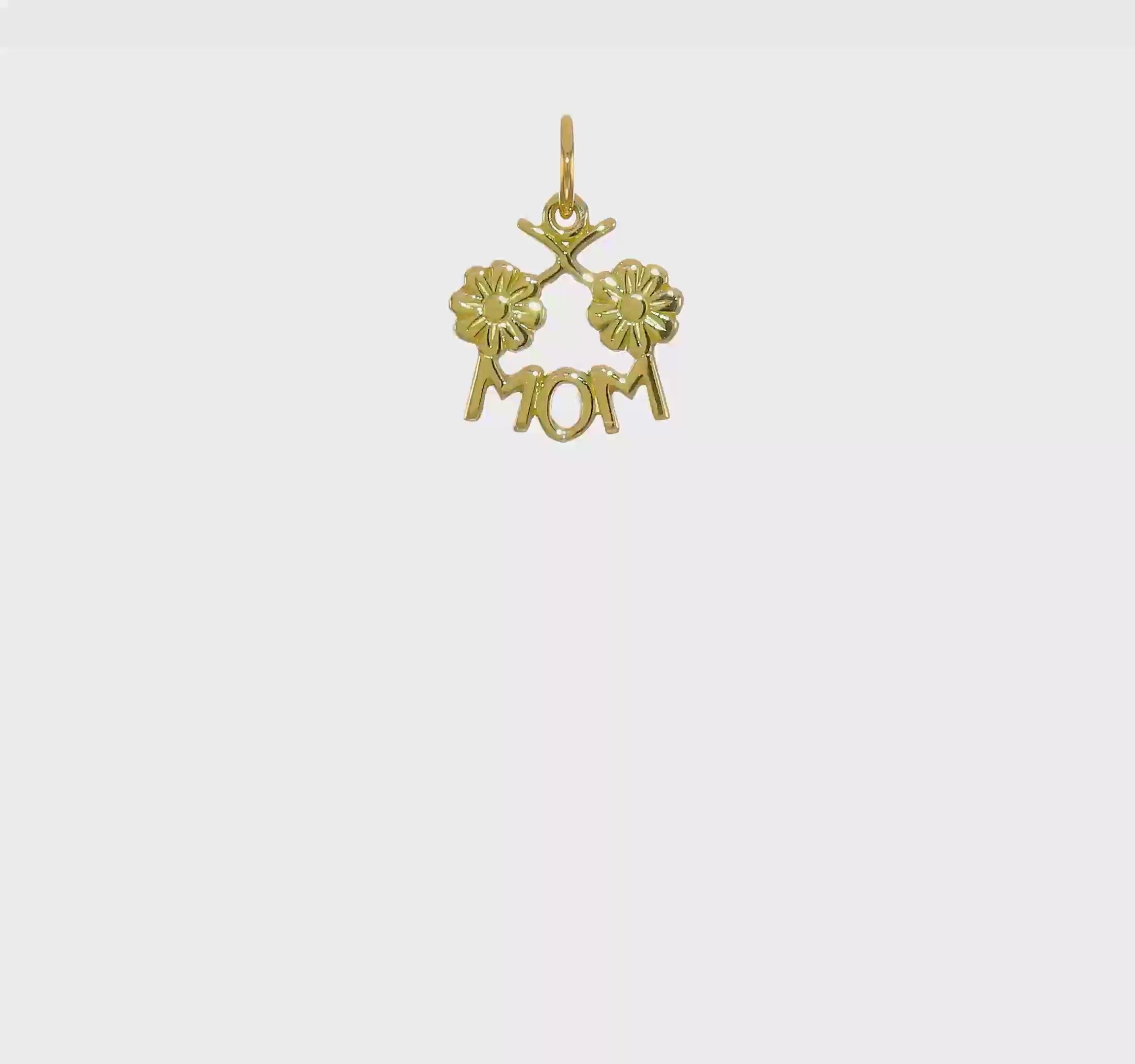 10KT Yellow Gold MOM Charm