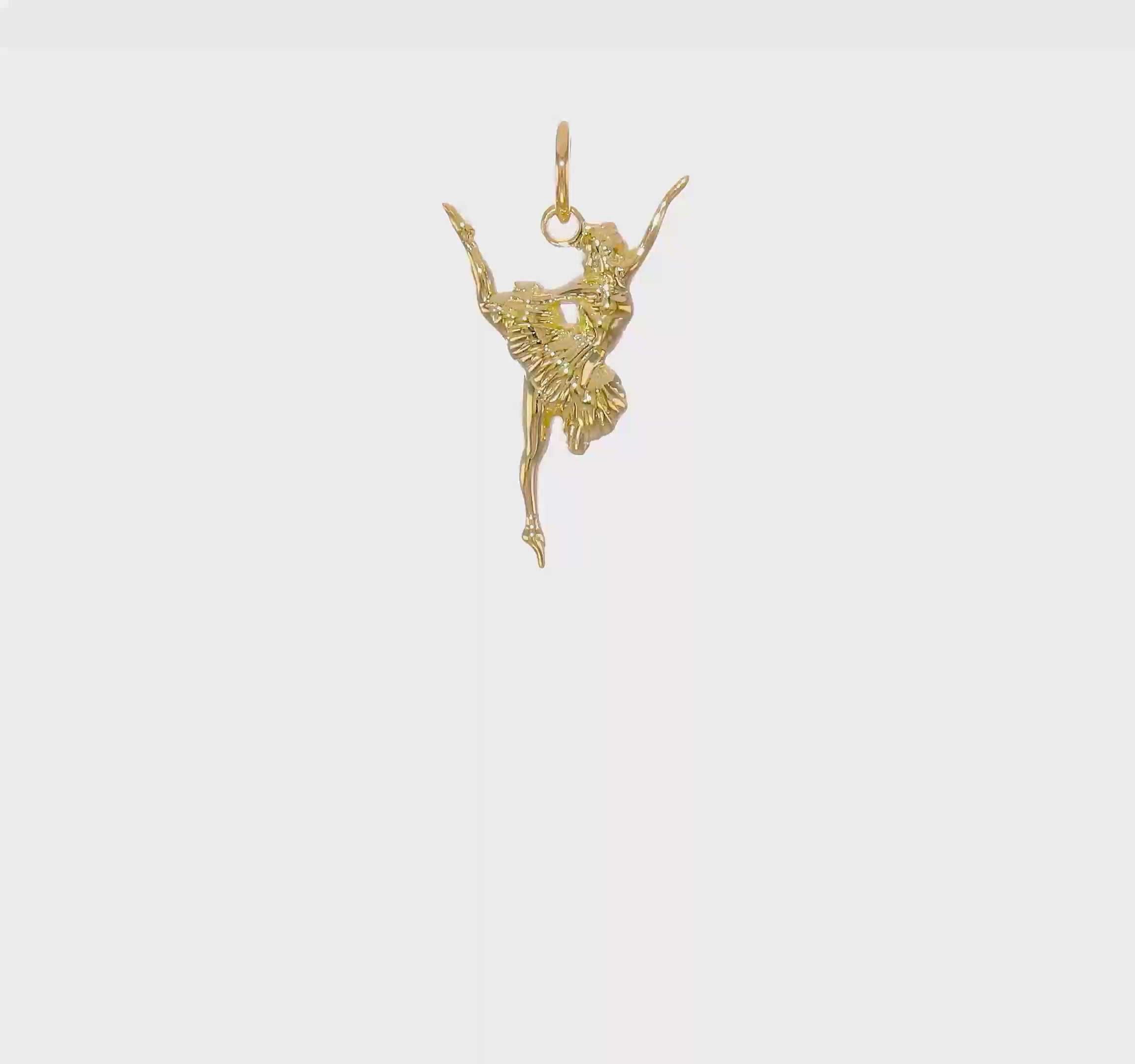 10kt Yellow Gold Ballerina Charm