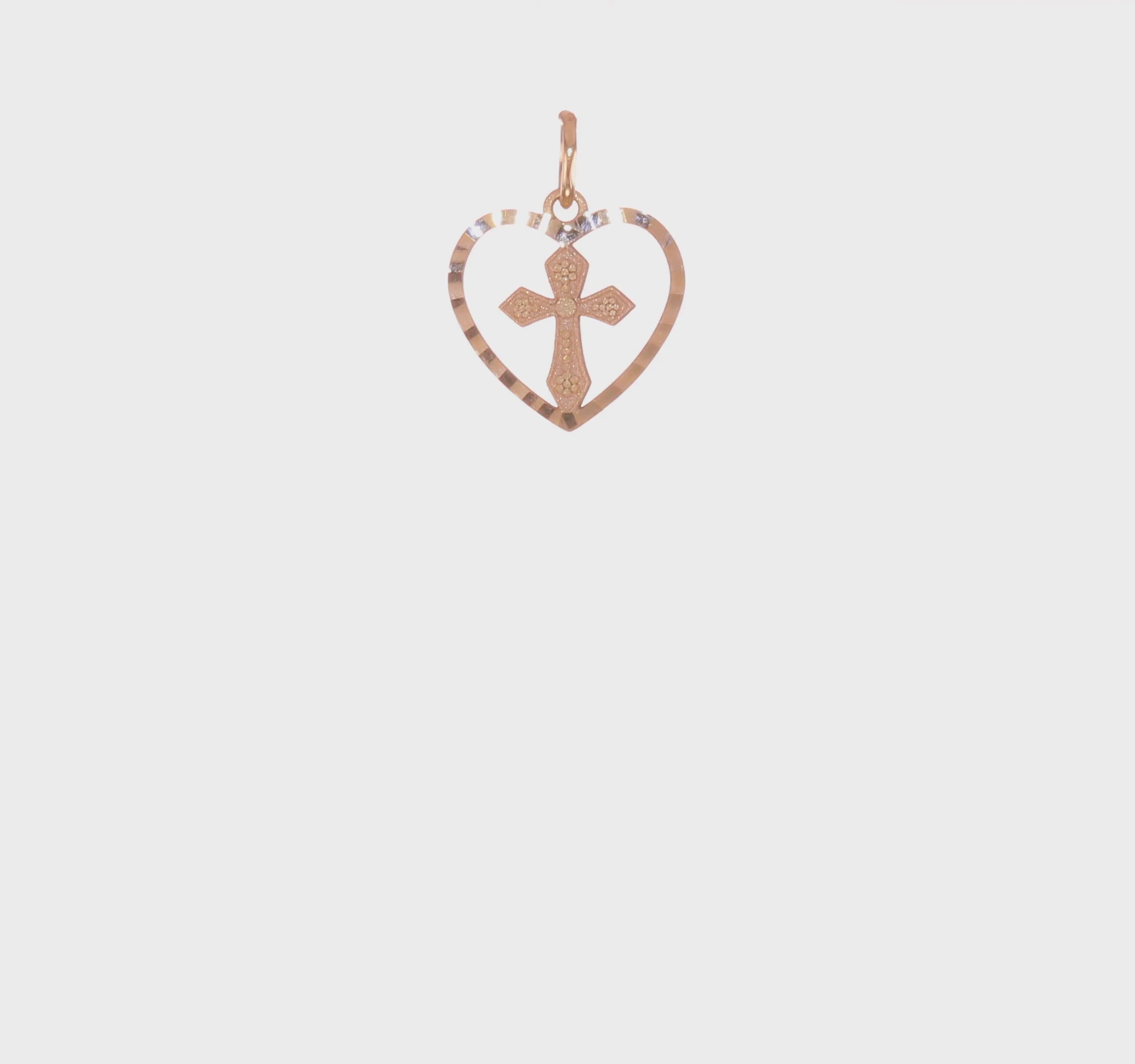 10kt Yellow Gold Cross Charm