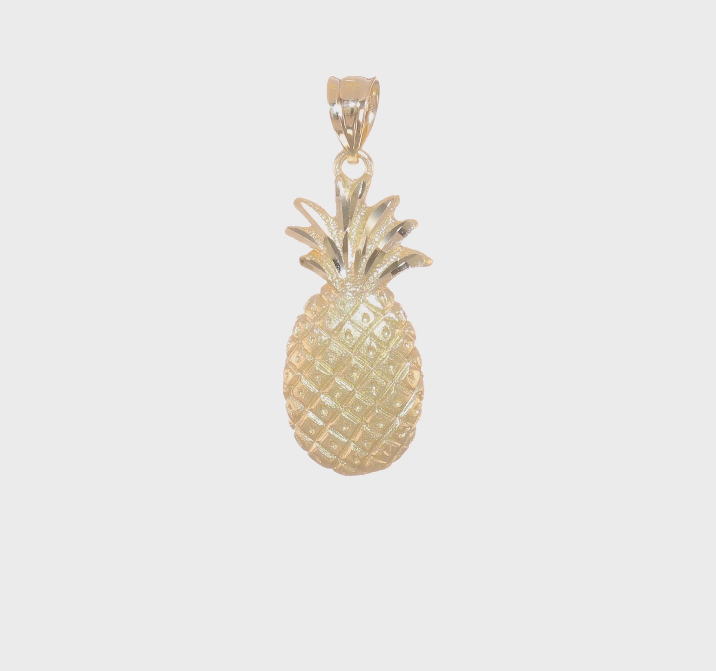 14kt Yellow Gold Pineapple Charm