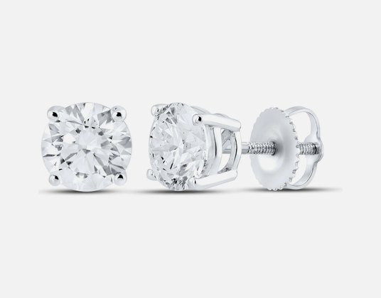 2 ctw lab diamond studs